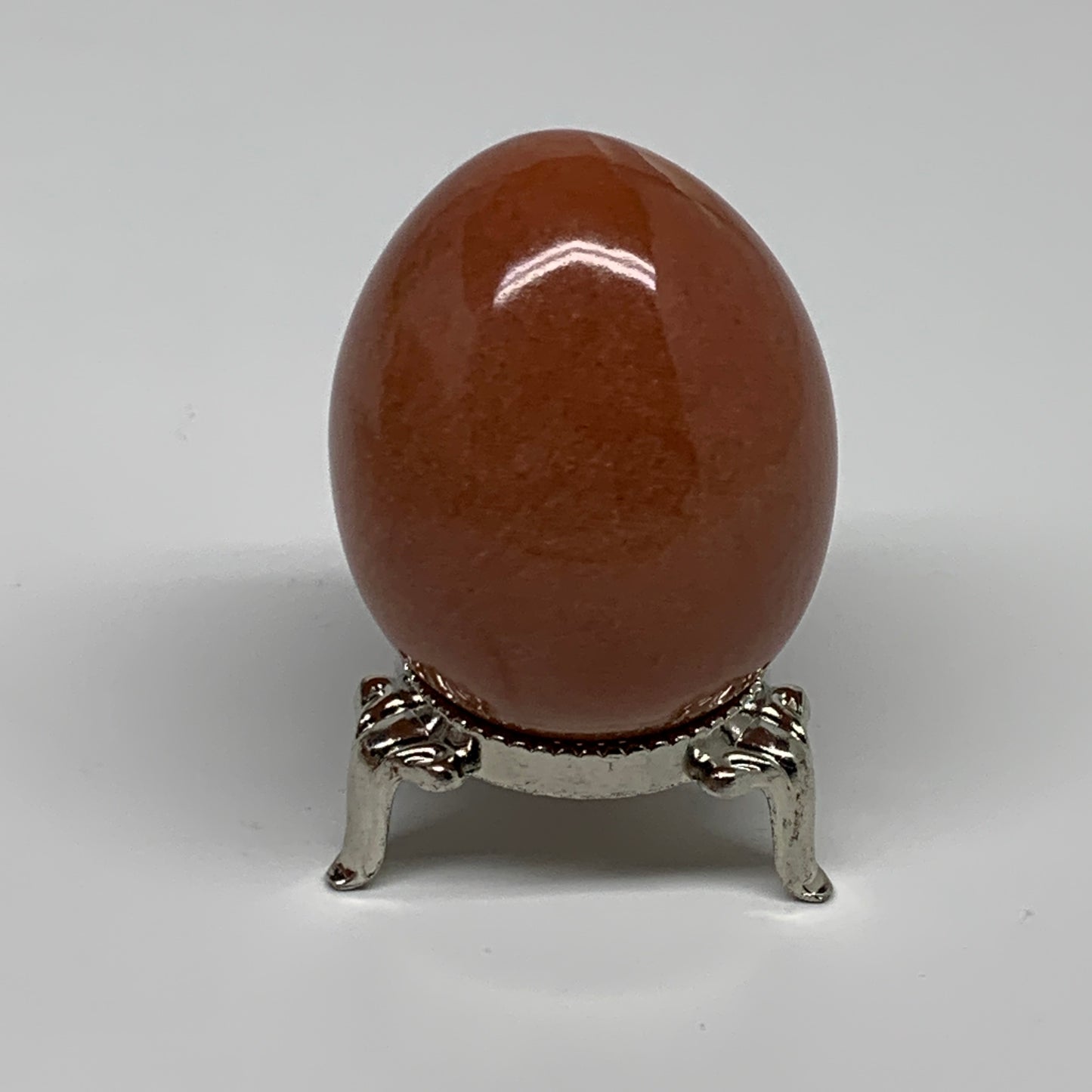 115.6g, 2"x1.6", Natural Red Aventurine Egg Polished Gemstone, B35344