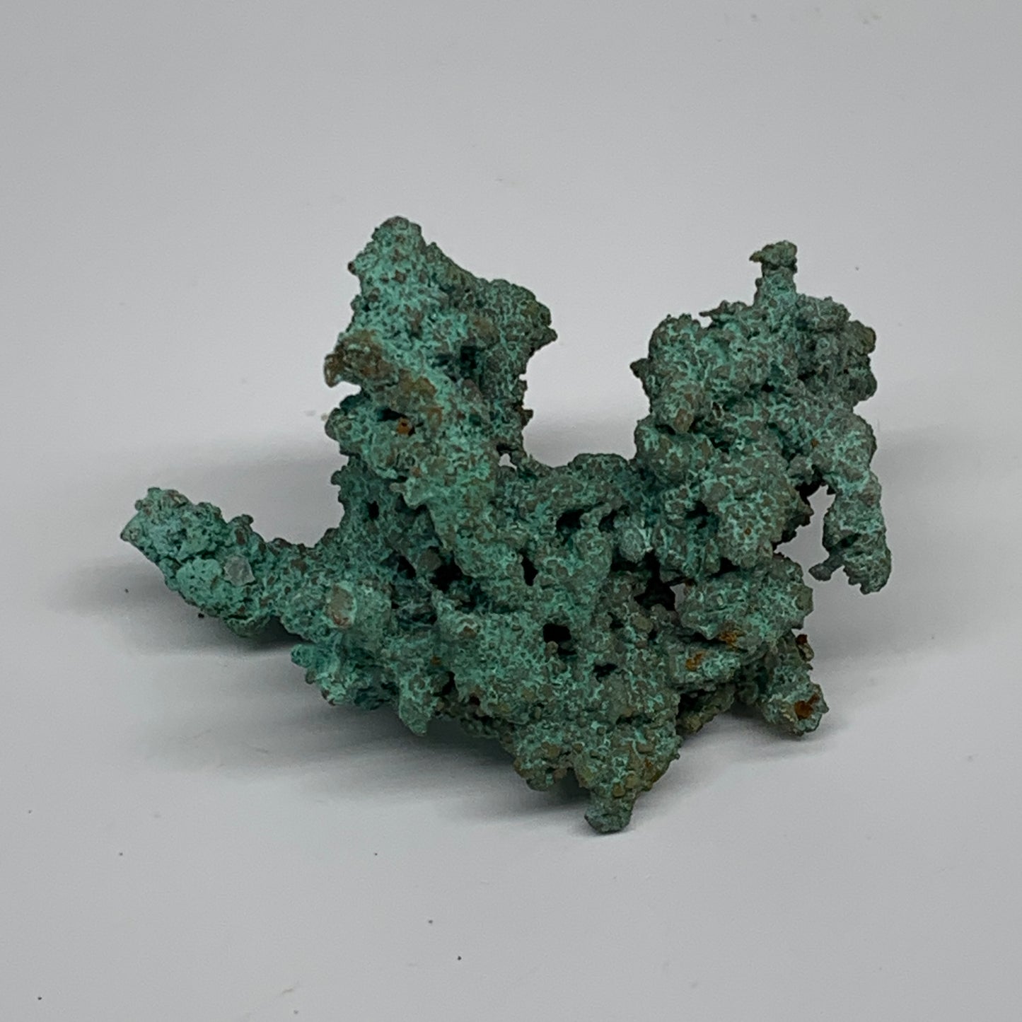 67.6g, 2.3"x1.7"x1.2", Malachite on Native Copper Mineral Specimens, B33957