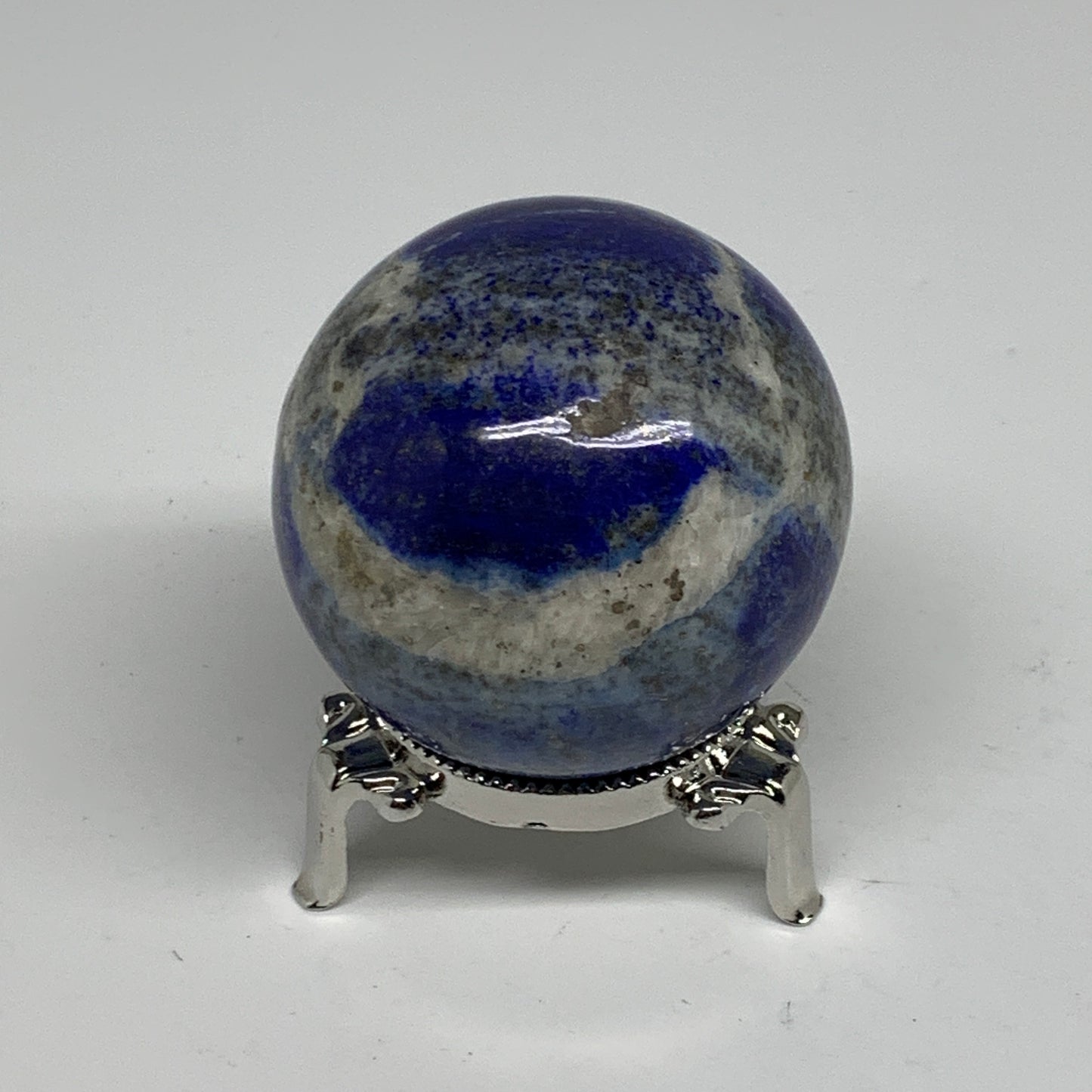 0.62 lbs, 2.2" (56mm), Lapis Lazuli Sphere Ball Gemstone @Afghanistan, B33245