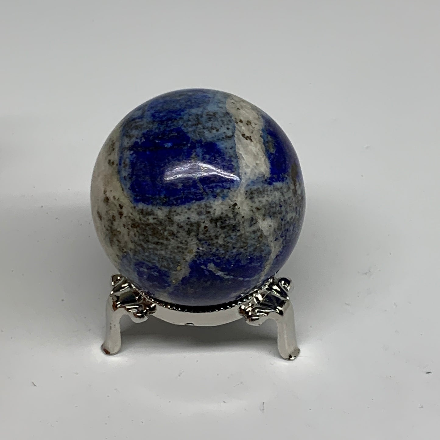 0.62 lbs, 2.2" (56mm), Lapis Lazuli Sphere Ball Gemstone @Afghanistan, B33245