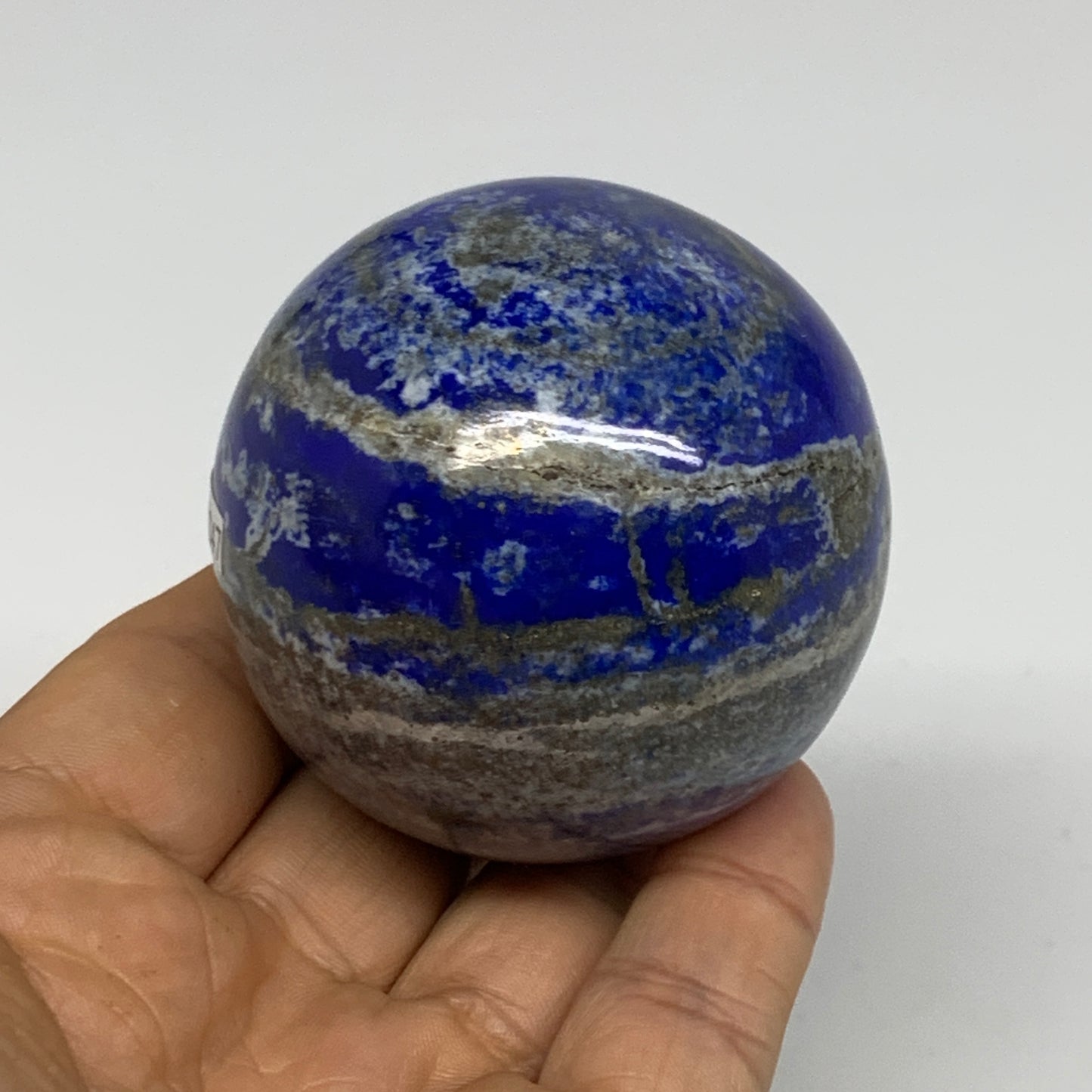 0.6 lbs, 2.2" (56mm), Lapis Lazuli Sphere Ball Gemstone @Afghanistan, B33247