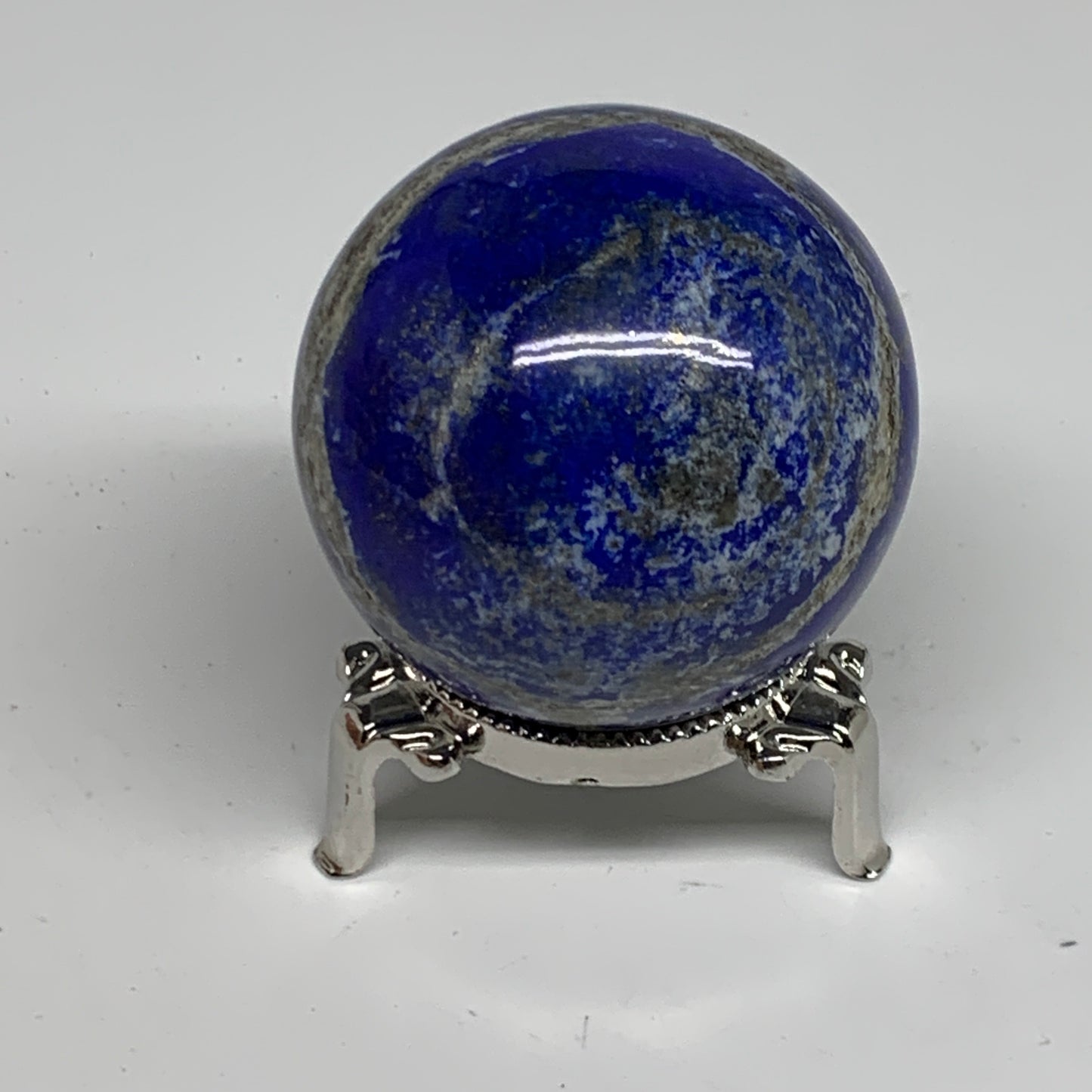 0.6 lbs, 2.2" (56mm), Lapis Lazuli Sphere Ball Gemstone @Afghanistan, B33247