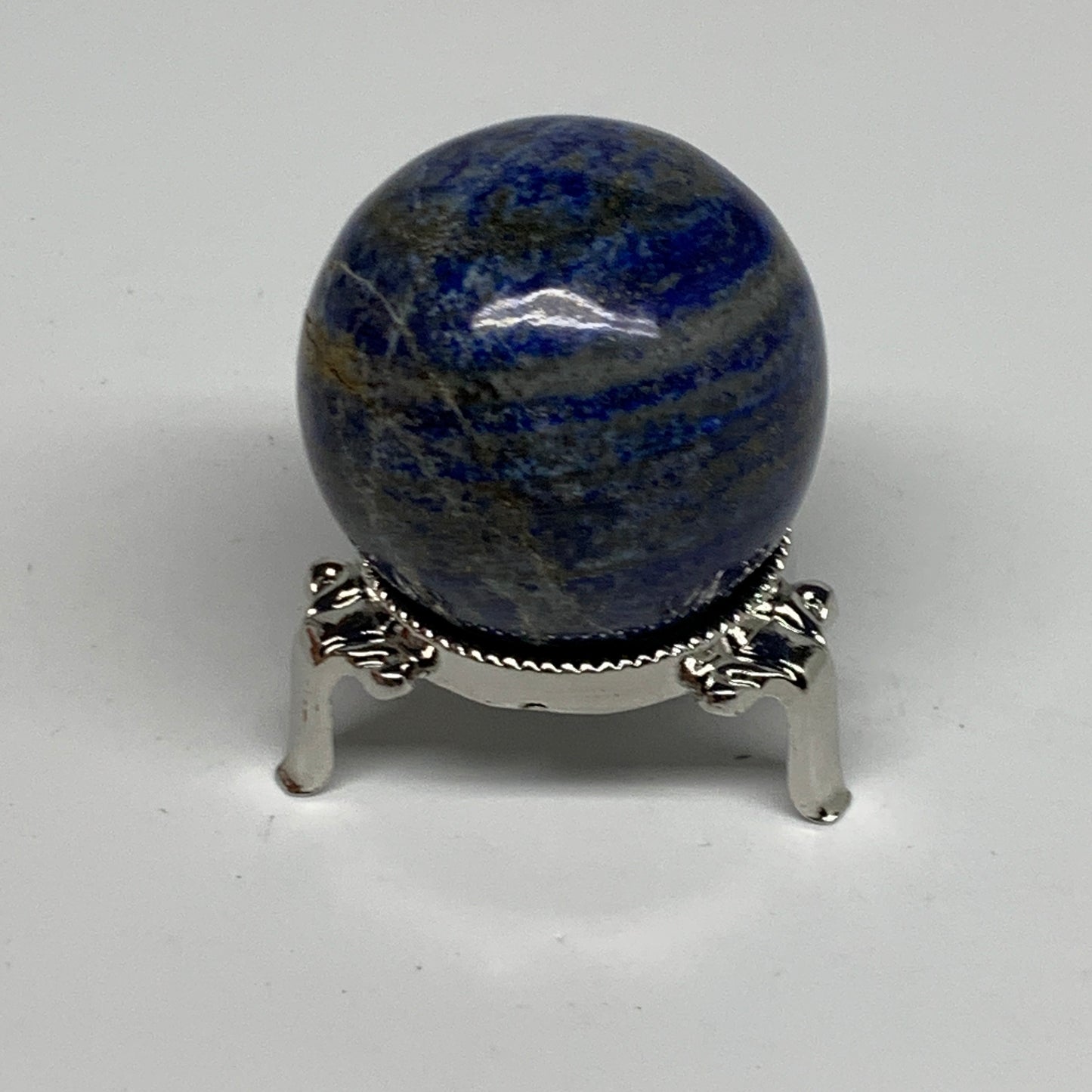 0.38 lbs, 1.9" (48mm), Lapis Lazuli Sphere Ball Gemstone @Afghanistan, B33248