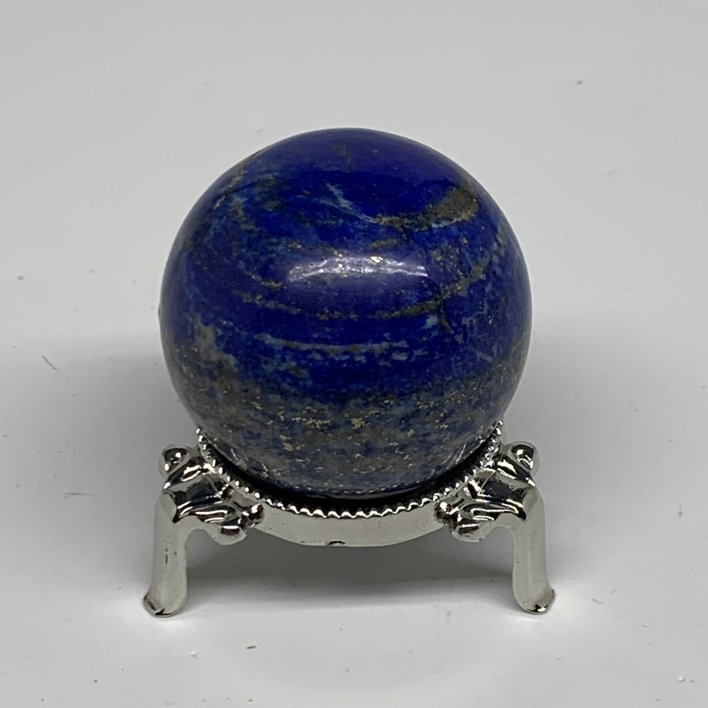 0.37 lbs, 1.8" (47mm), Lapis Lazuli Sphere Ball Gemstone @Afghanistan, B33249