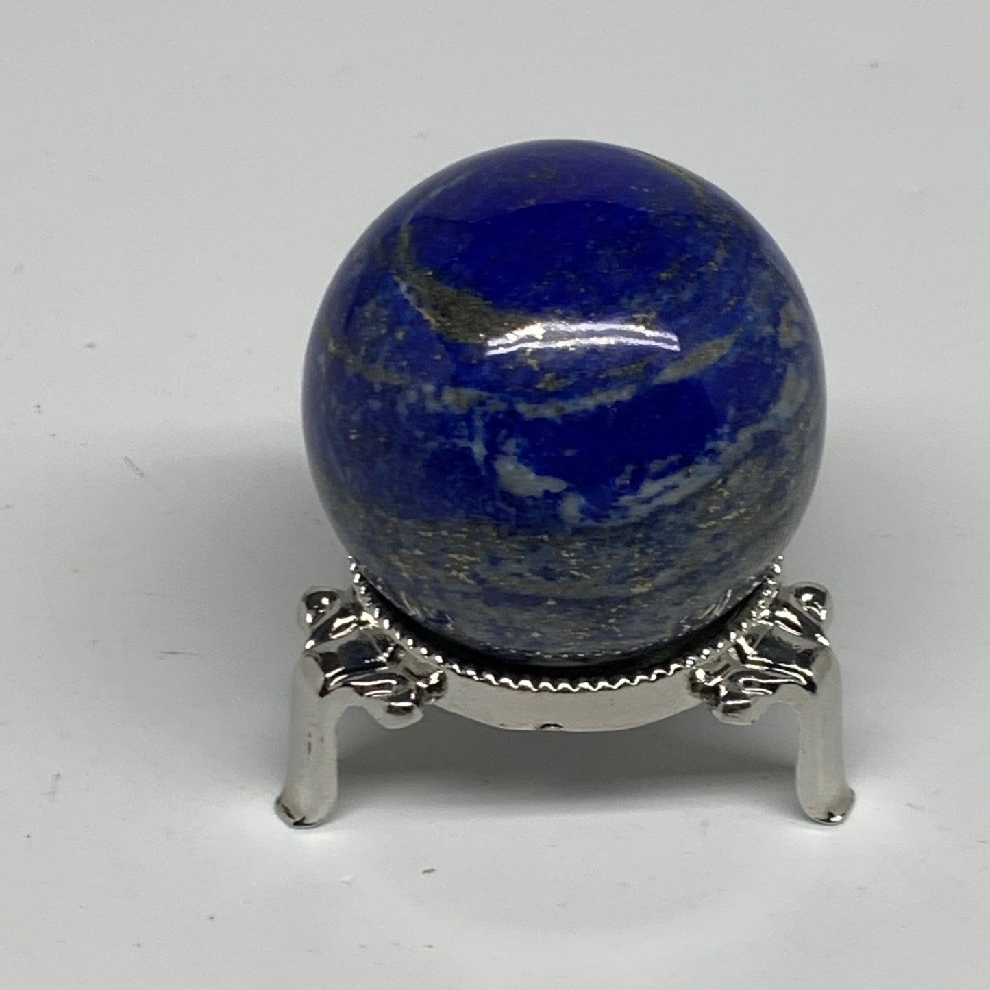 0.37 lbs, 1.8" (47mm), Lapis Lazuli Sphere Ball Gemstone @Afghanistan, B33249