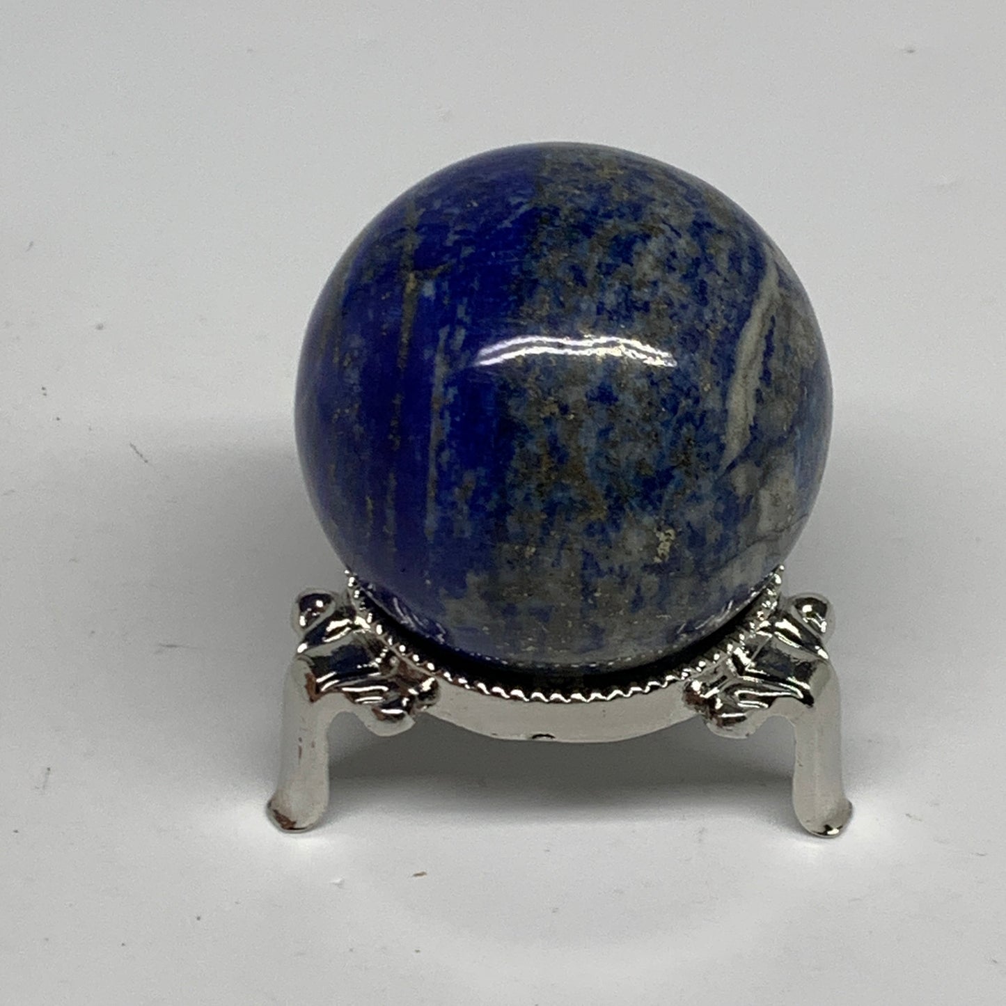 0.37 lbs, 1.8" (47mm), Lapis Lazuli Sphere Ball Gemstone @Afghanistan, B33249