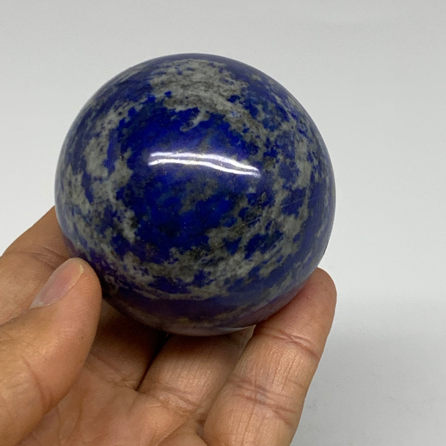 0.59 lbs, 2.1" (55mm), Lapis Lazuli Sphere Ball Gemstone @Afghanistan, B33250