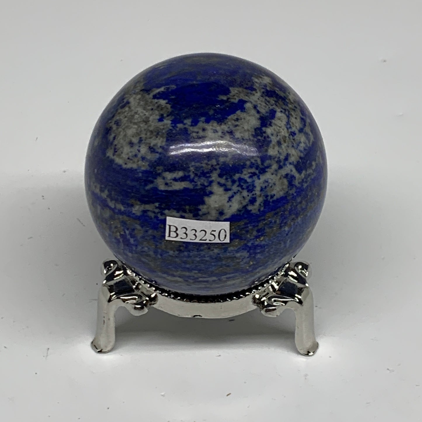 0.59 lbs, 2.1" (55mm), Lapis Lazuli Sphere Ball Gemstone @Afghanistan, B33250