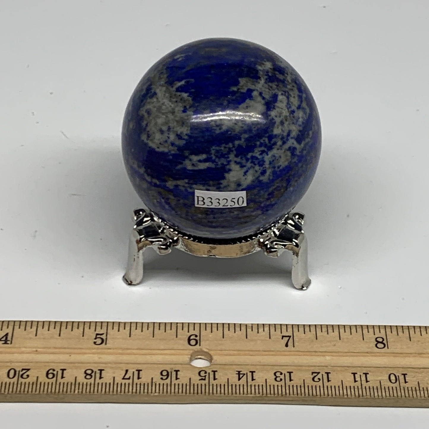 0.59 lbs, 2.1" (55mm), Lapis Lazuli Sphere Ball Gemstone @Afghanistan, B33250