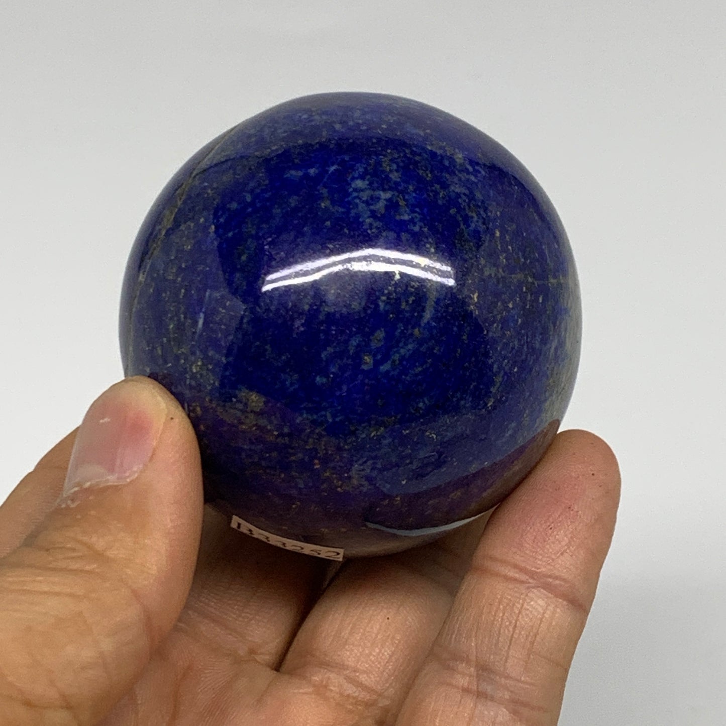 0.52 lbs, 2.1" (53mm), Lapis Lazuli Sphere Ball Gemstone @Afghanistan, B33252