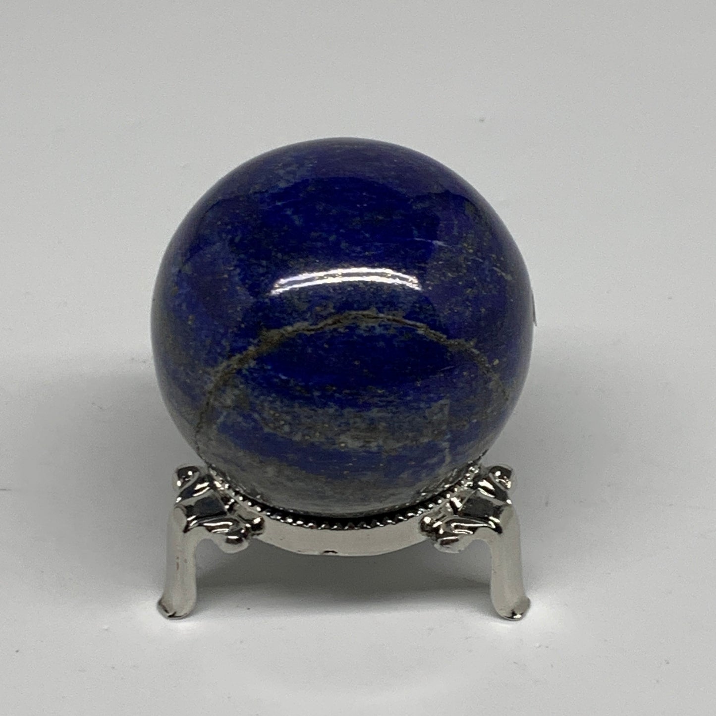 0.52 lbs, 2.1" (53mm), Lapis Lazuli Sphere Ball Gemstone @Afghanistan, B33252