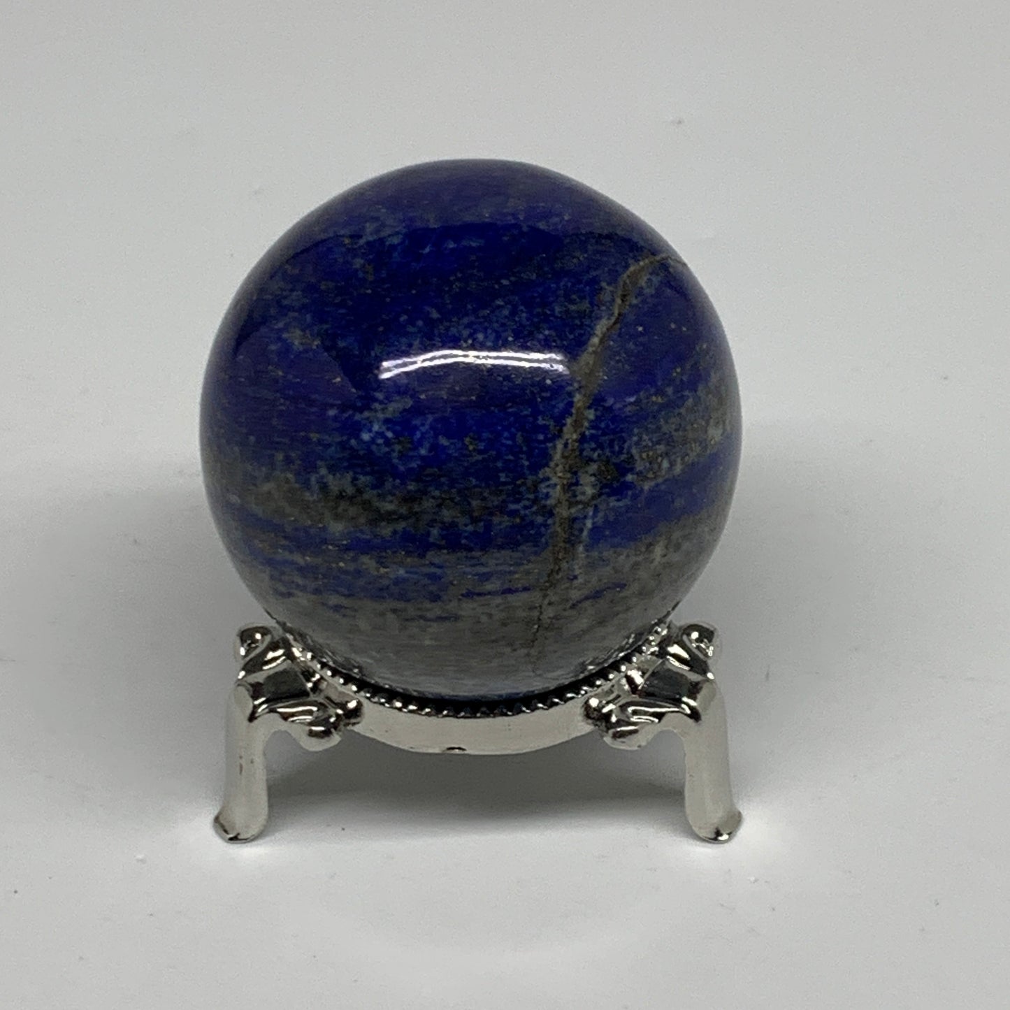 0.52 lbs, 2.1" (53mm), Lapis Lazuli Sphere Ball Gemstone @Afghanistan, B33252