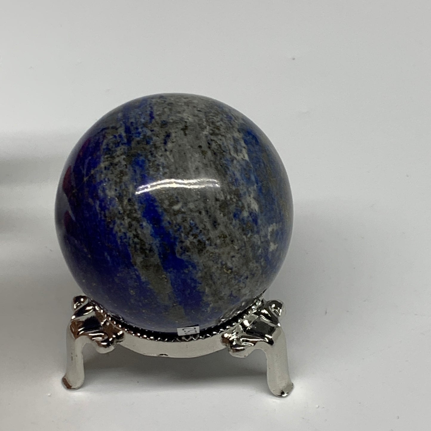 0.52 lbs, 2.1" (53mm), Lapis Lazuli Sphere Ball Gemstone @Afghanistan, B33252