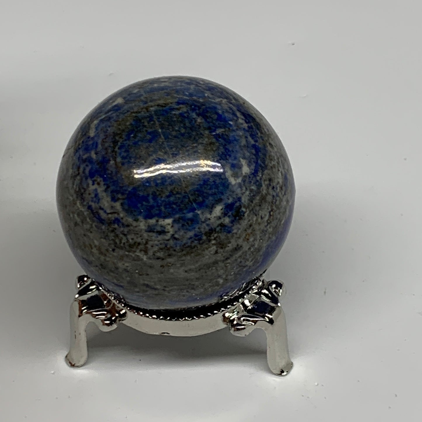 0.52 lbs, 2.1" (53mm), Lapis Lazuli Sphere Ball Gemstone @Afghanistan, B33252