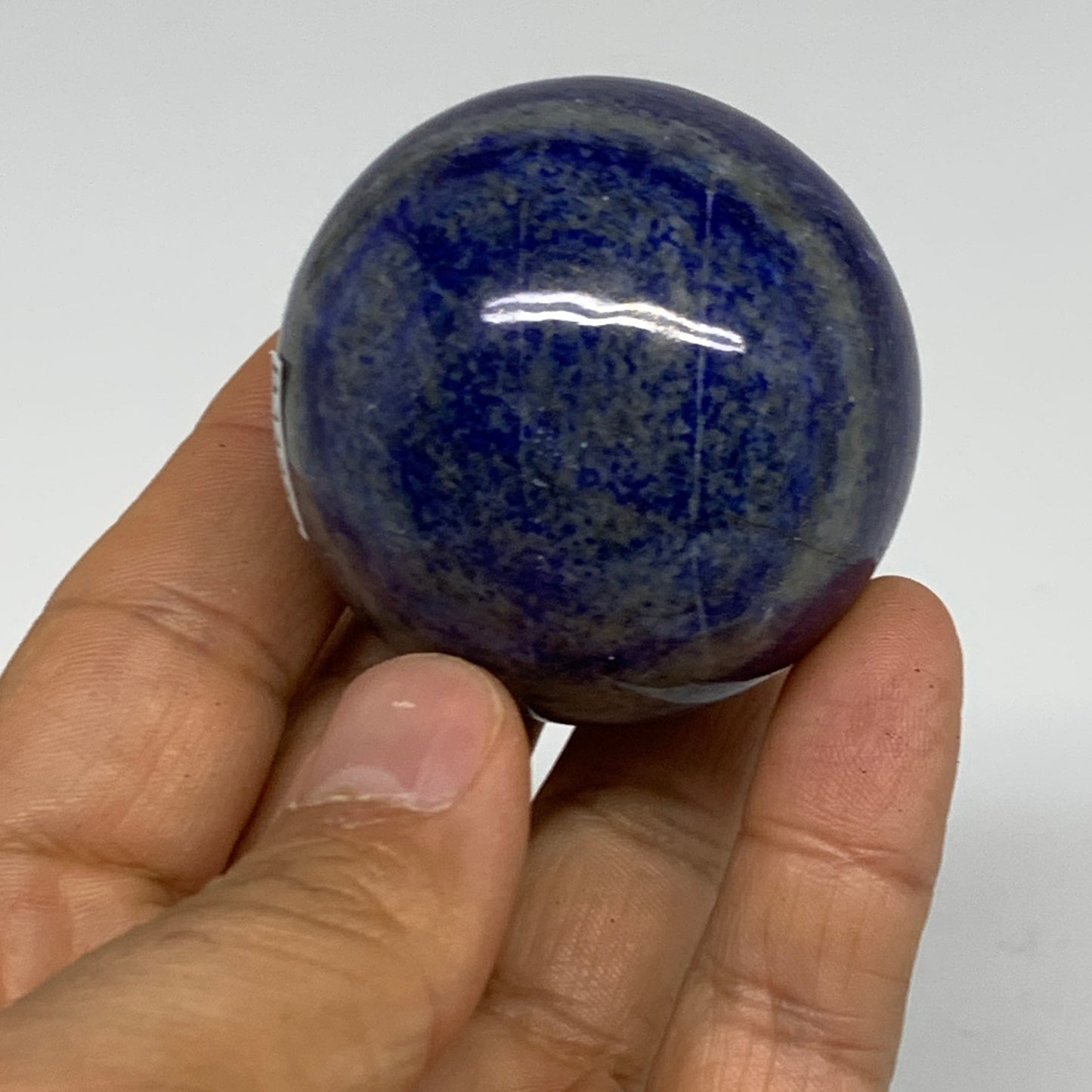 0.37 lbs, 1.9" (47mm), Lapis Lazuli Sphere Ball Gemstone @Afghanistan, B33254