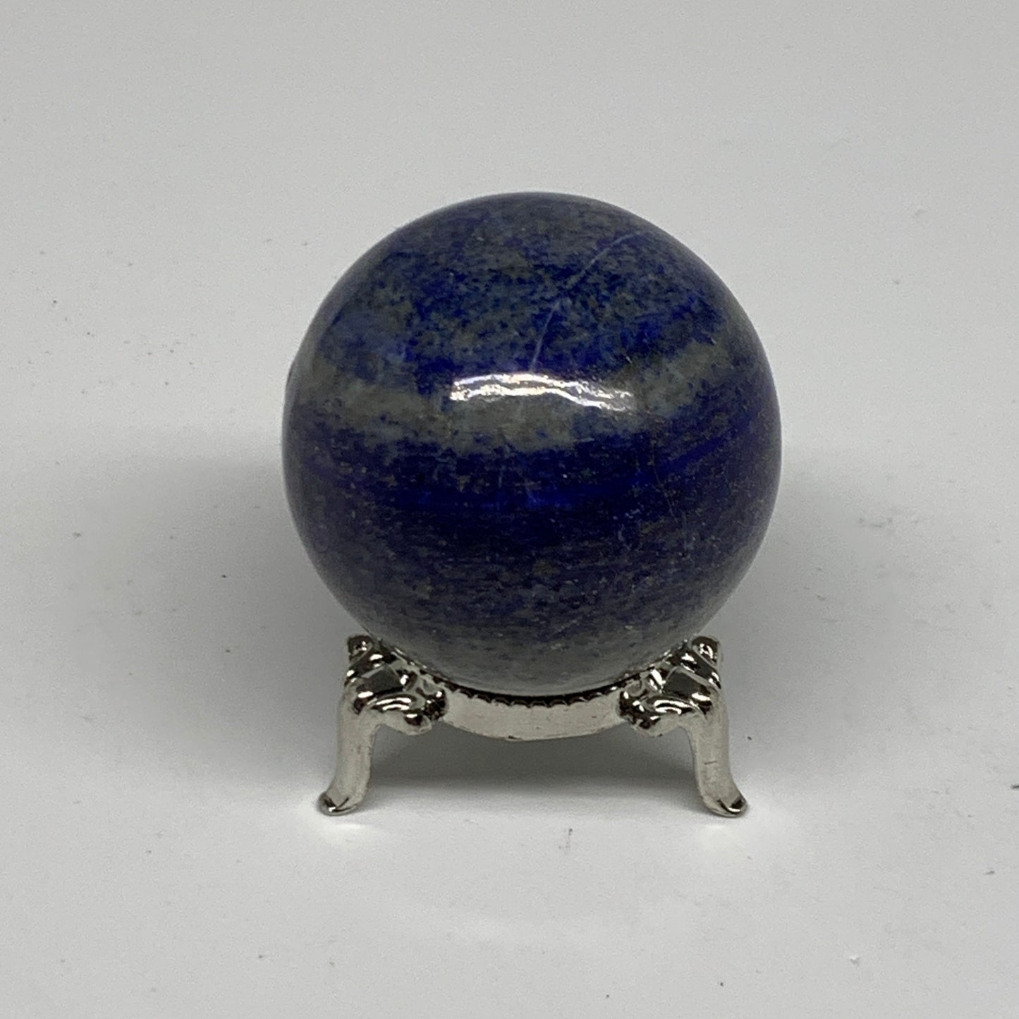 0.37 lbs, 1.9" (47mm), Lapis Lazuli Sphere Ball Gemstone @Afghanistan, B33254