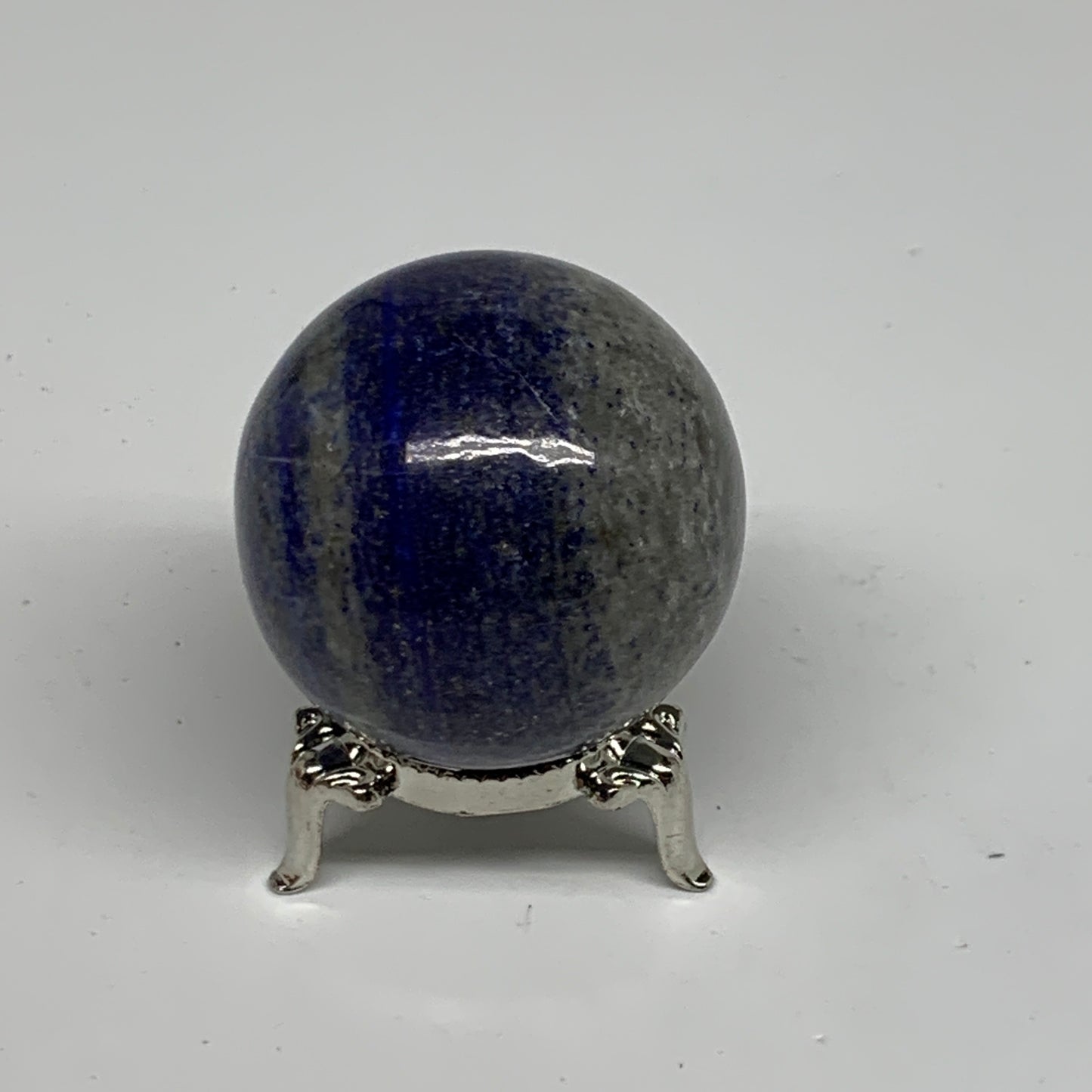 0.37 lbs, 1.9" (47mm), Lapis Lazuli Sphere Ball Gemstone @Afghanistan, B33254