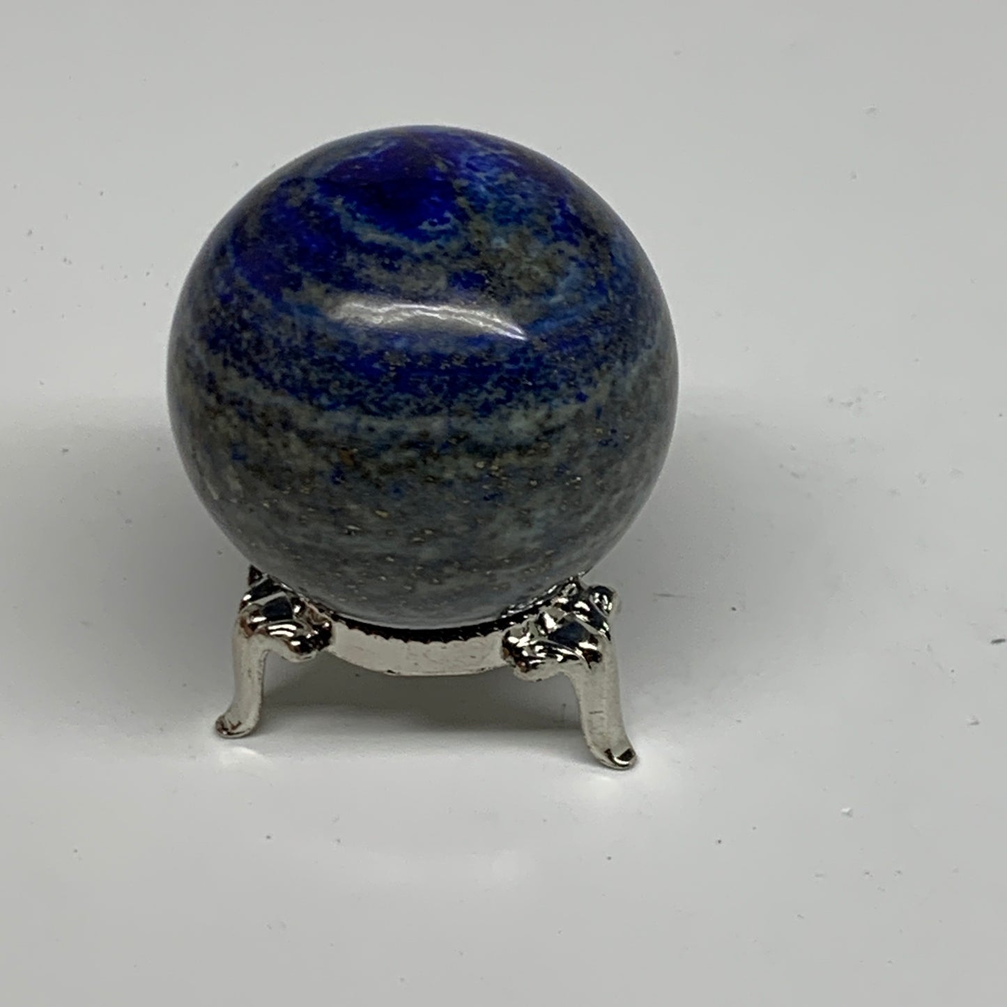 0.39 lbs, 1.9" (47mm), Lapis Lazuli Sphere Ball Gemstone @Afghanistan, B33255