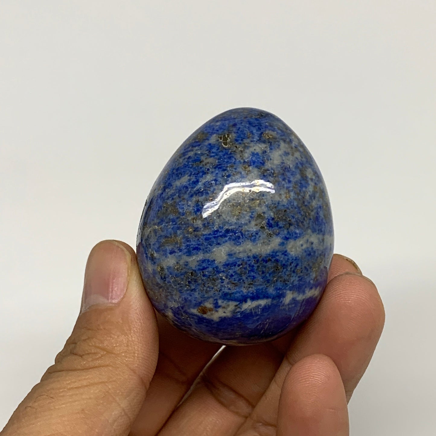 1.4 lbs (635g), 1.8" - 2", 6pcs, Lapis Lazuli Eggs Gemstones, B30455