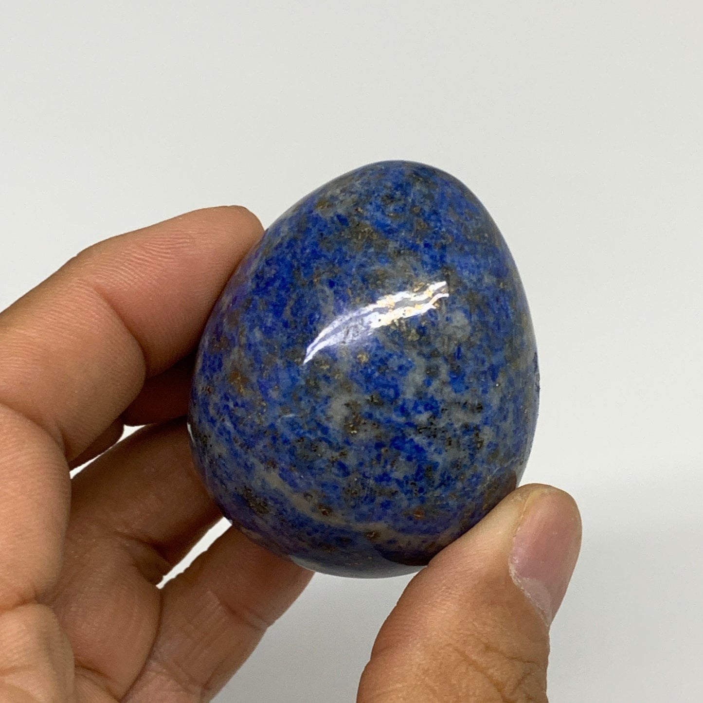 1.4 lbs (635g), 1.8" - 2", 6pcs, Lapis Lazuli Eggs Gemstones, B30455