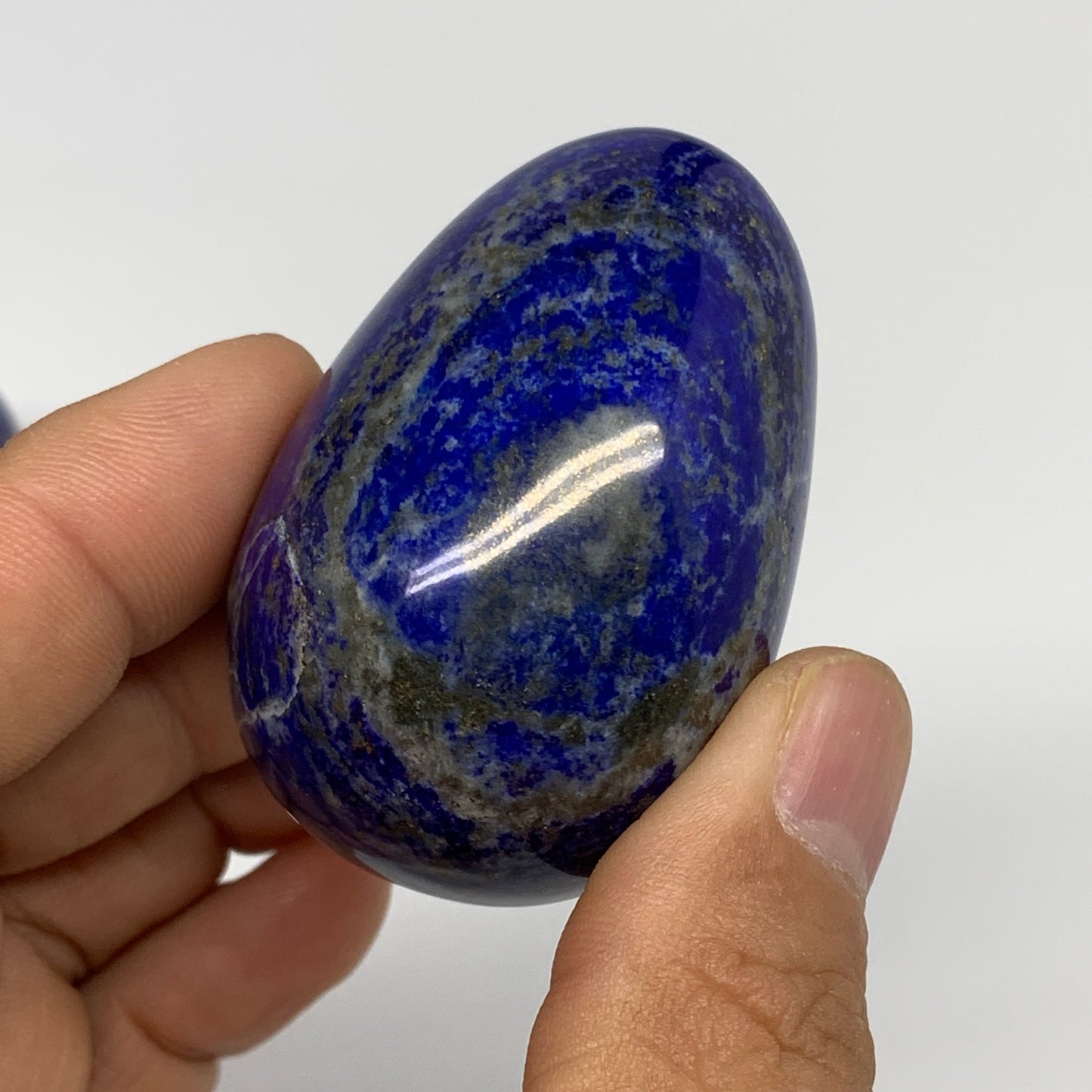 1.4 lbs (635g), 1.8" - 2", 6pcs, Lapis Lazuli Eggs Gemstones, B30455