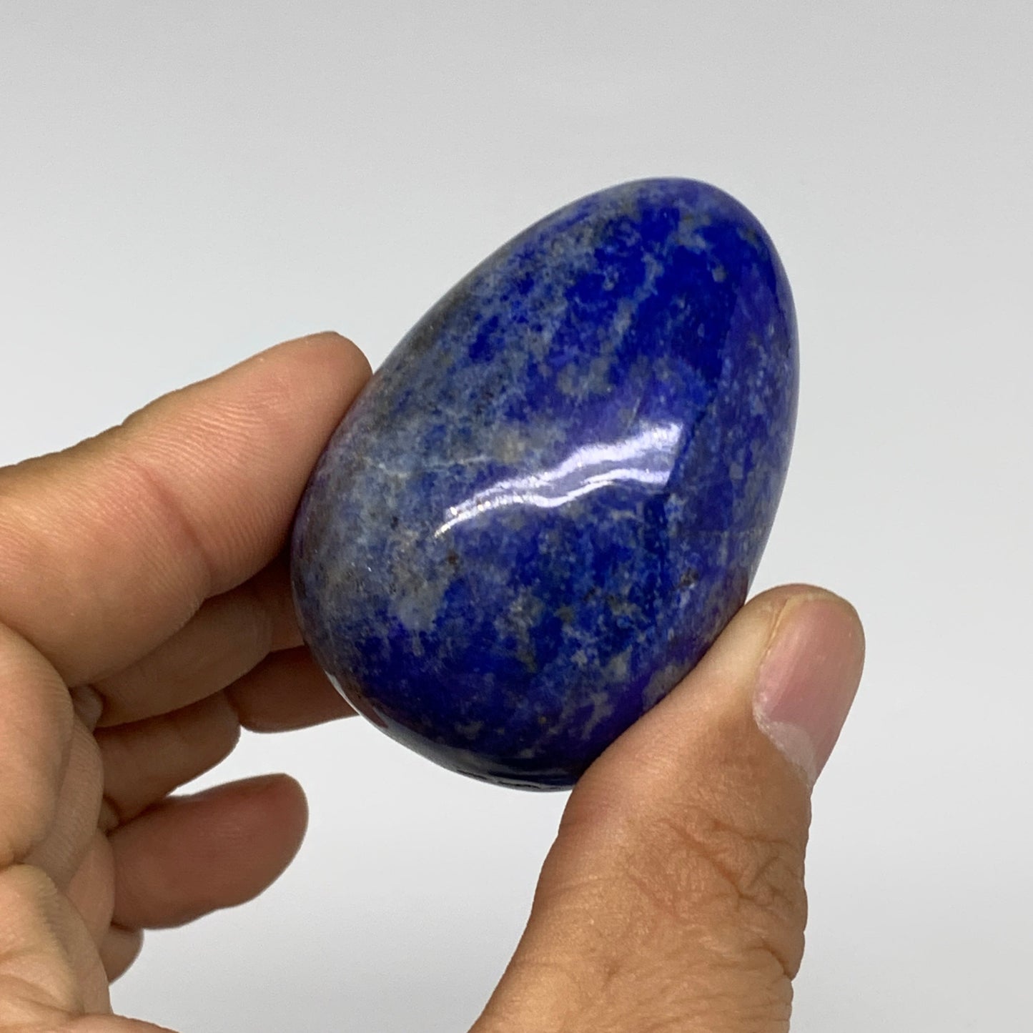 1.4 lbs (635g), 1.8" - 2", 6pcs, Lapis Lazuli Eggs Gemstones, B30455