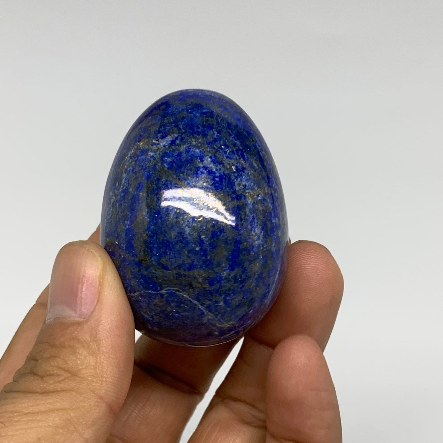 1.4 lbs (635g), 1.8" - 2", 6pcs, Lapis Lazuli Eggs Gemstones, B30455