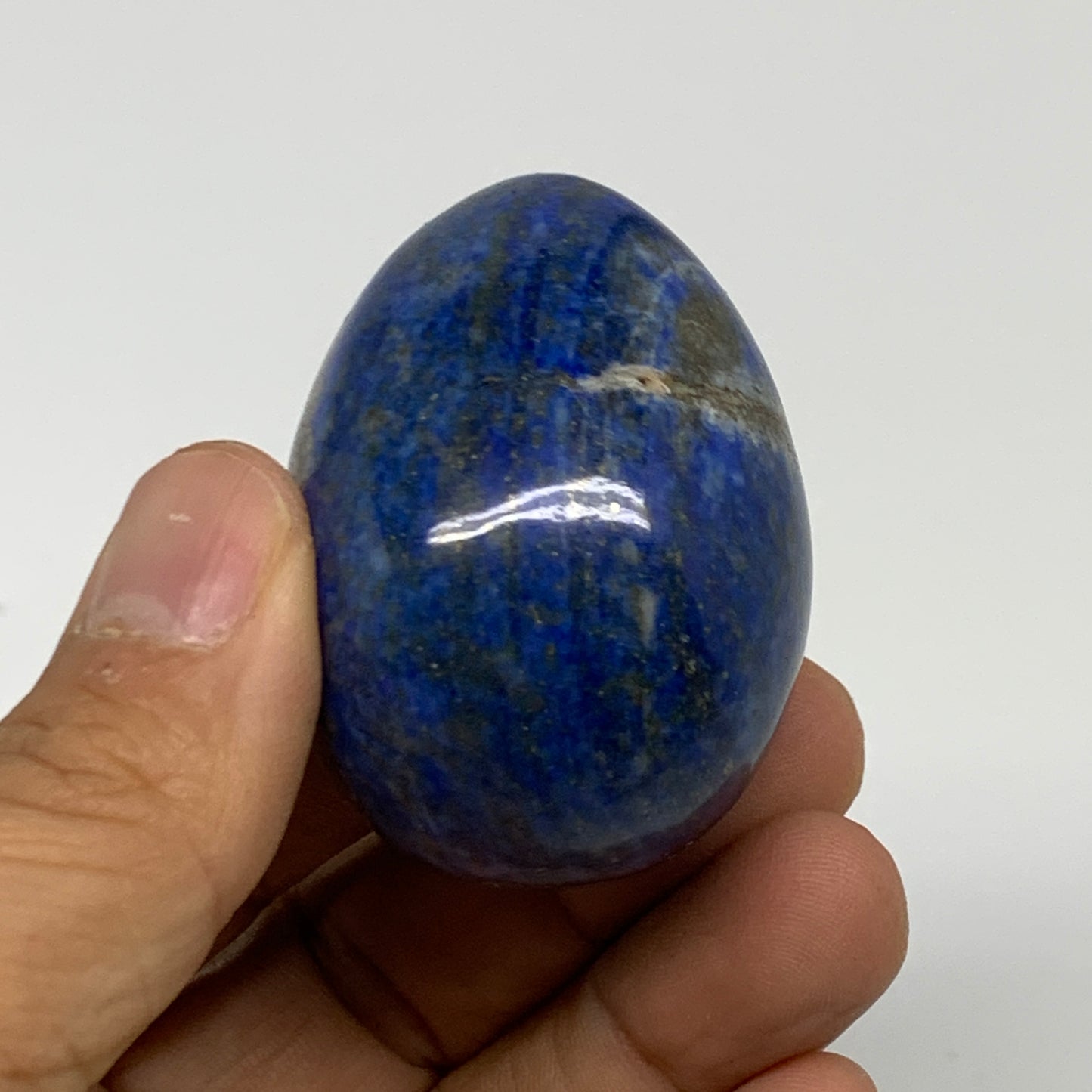 93.5g, 1.9"x1.4", Natural Lapis Lazuli Egg Polished @Afghanistan, B33293