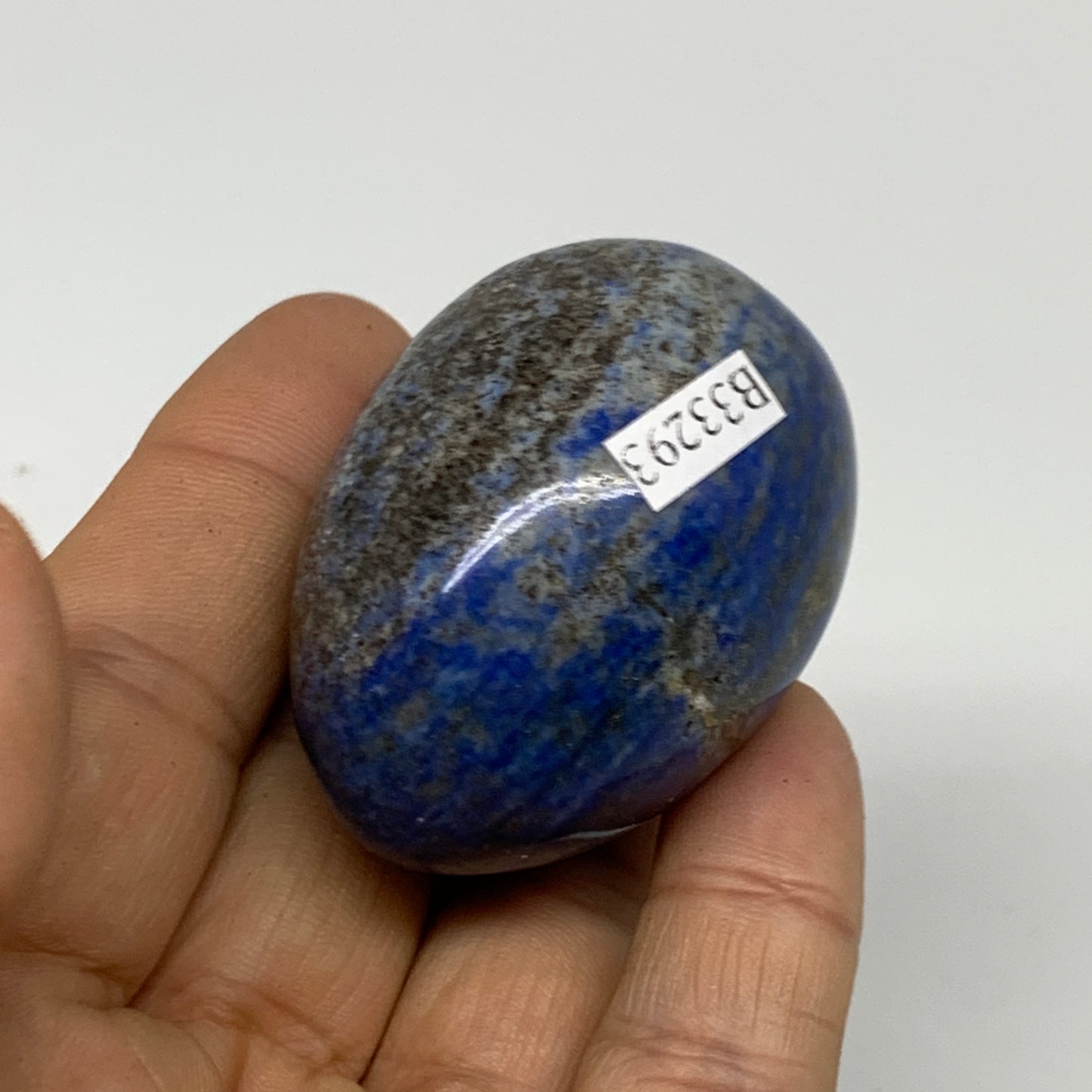 93.5g, 1.9"x1.4", Natural Lapis Lazuli Egg Polished @Afghanistan, B33293