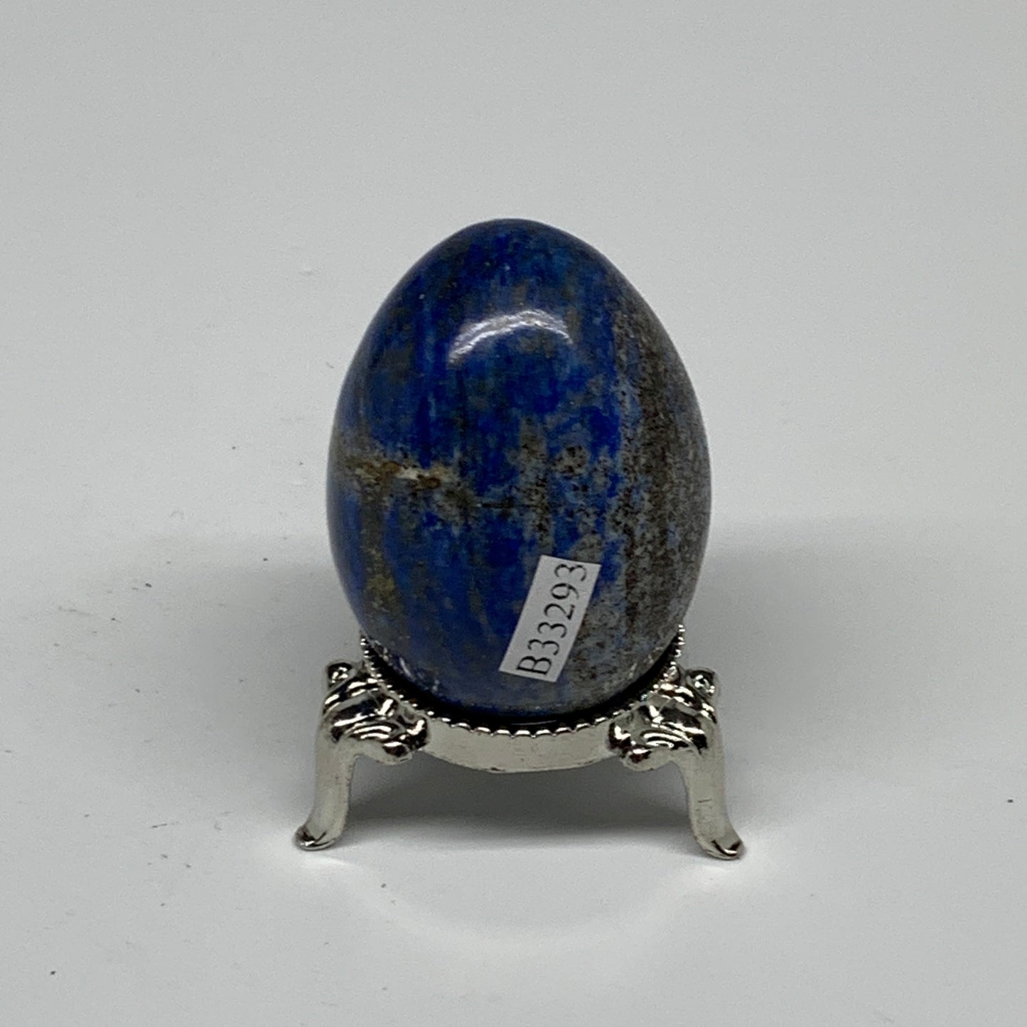 93.5g, 1.9"x1.4", Natural Lapis Lazuli Egg Polished @Afghanistan, B33293