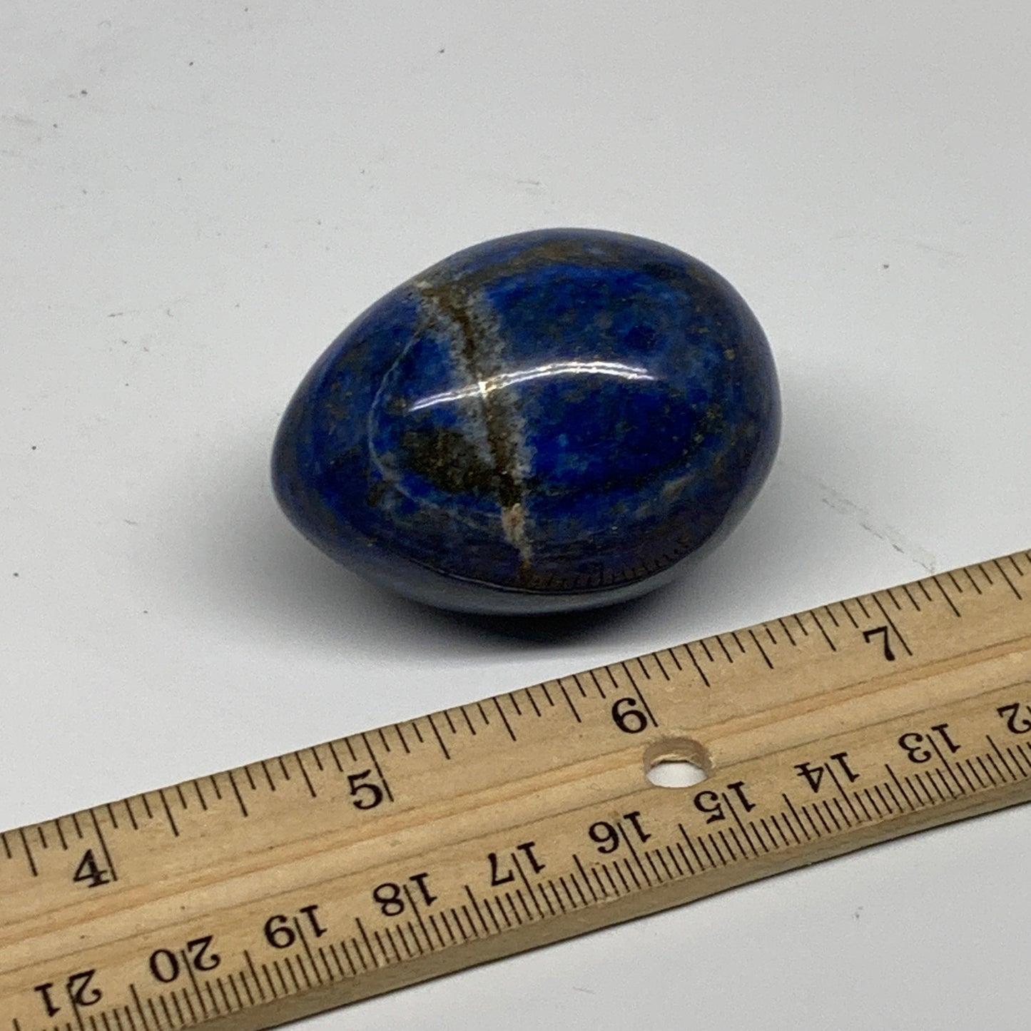 93.5g, 1.9"x1.4", Natural Lapis Lazuli Egg Polished @Afghanistan, B33293