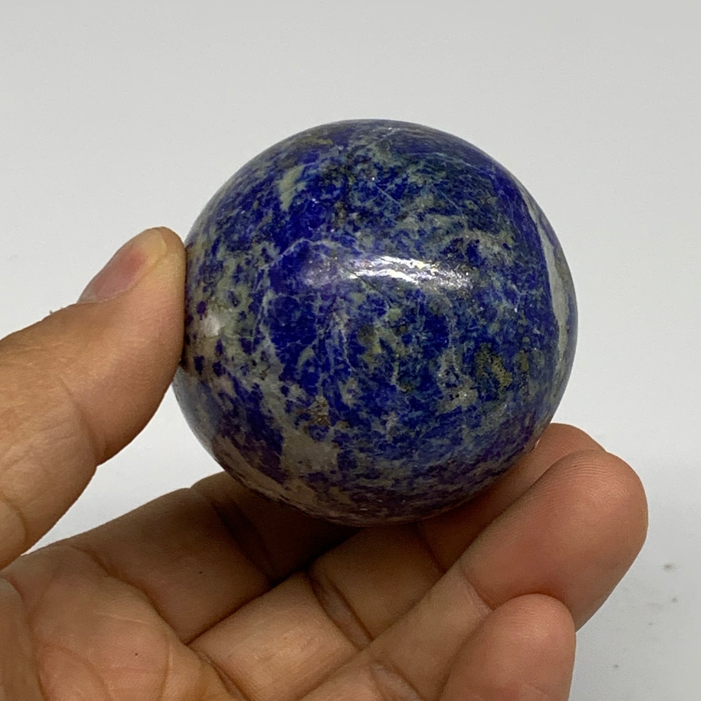 0.54 lbs, 2.6"x1.9", Natural Lapis Lazuli Egg Polished @Afghanistan, B33299