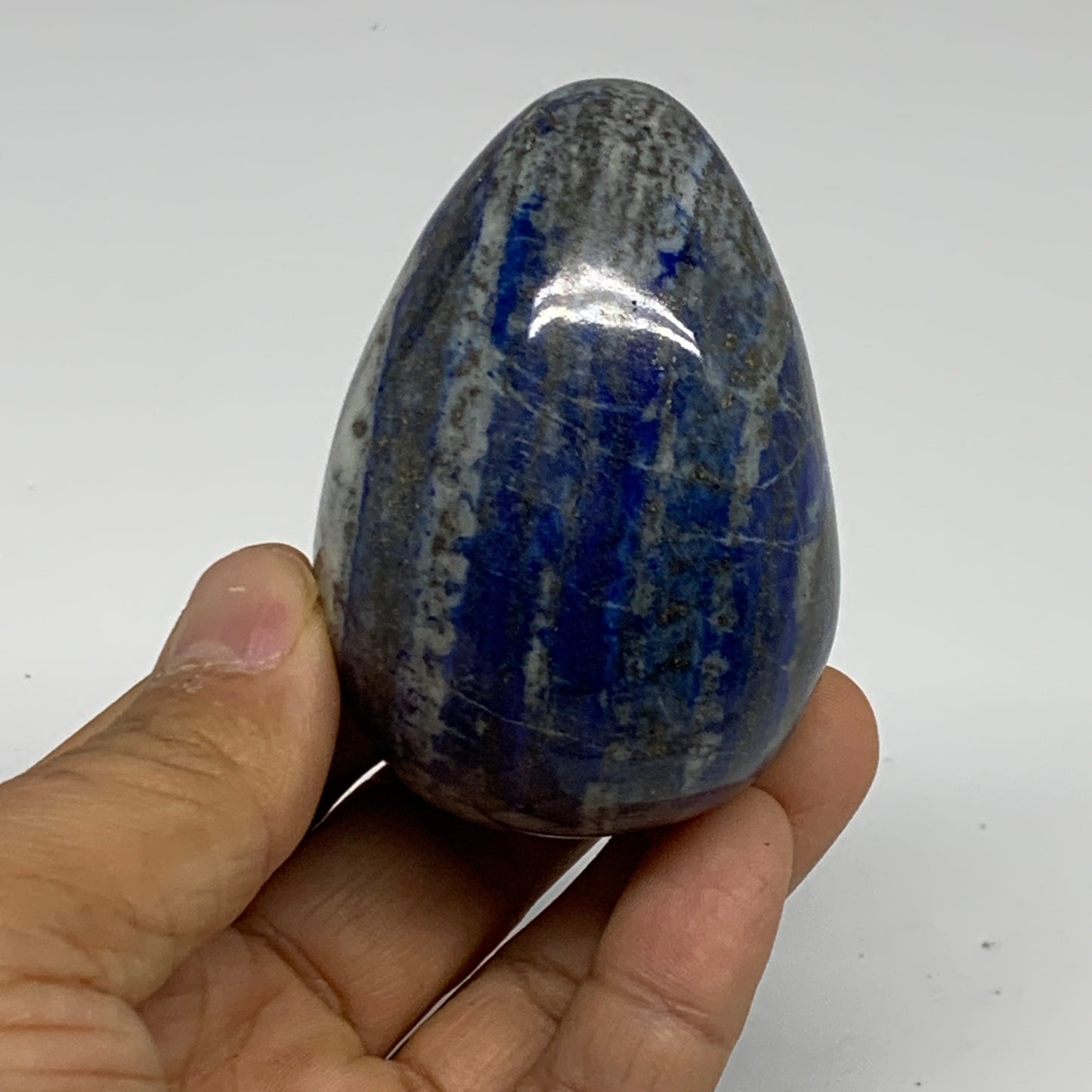 0.50 lbs, 2.6"x1.8", Natural Lapis Lazuli Egg Polished @Afghanistan, B33302