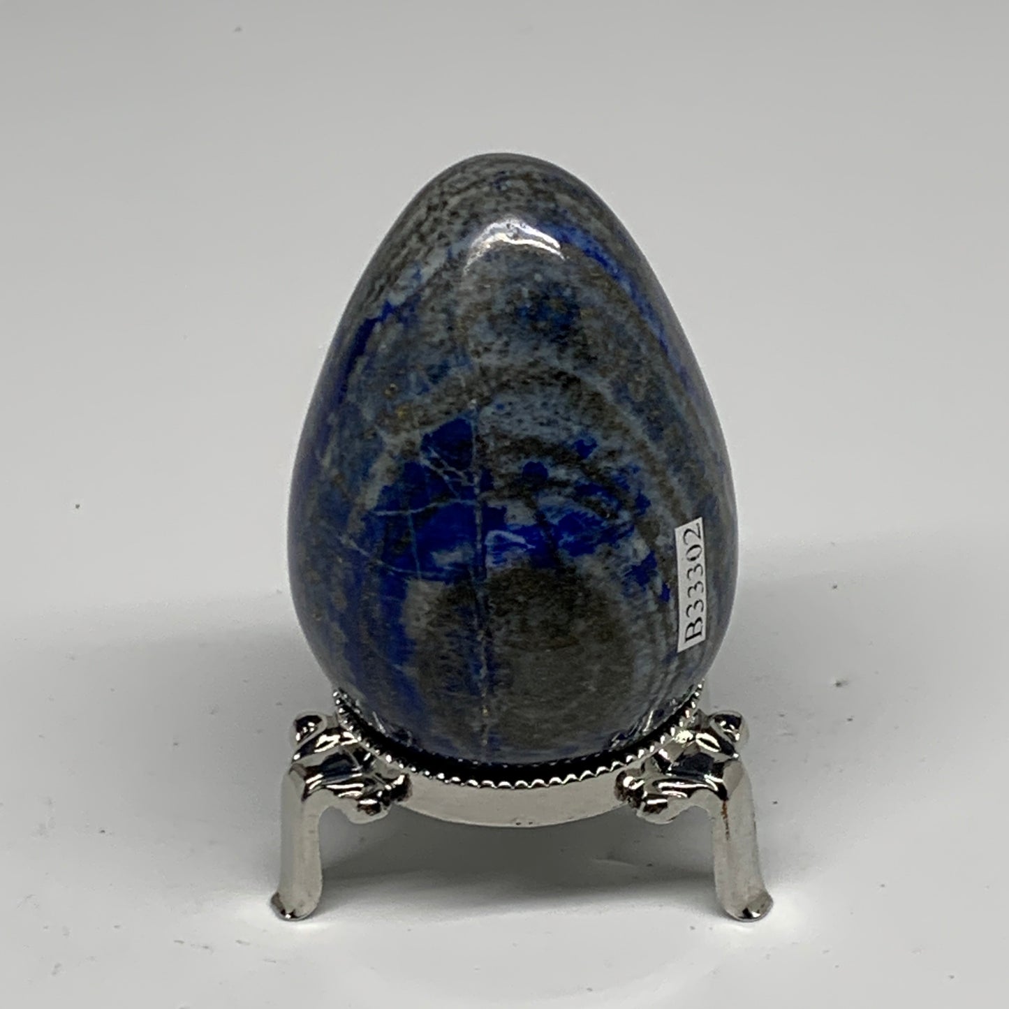 0.50 lbs, 2.6"x1.8", Natural Lapis Lazuli Egg Polished @Afghanistan, B33302