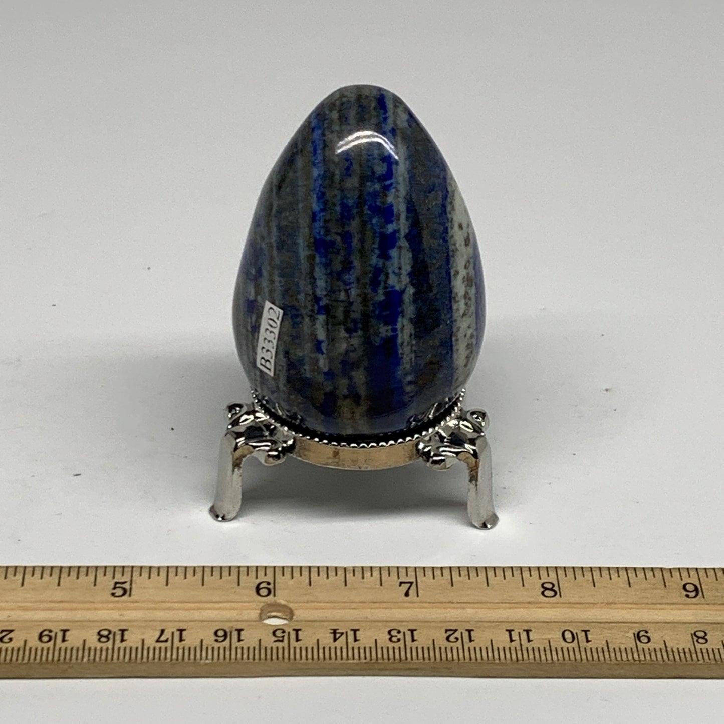 0.50 lbs, 2.6"x1.8", Natural Lapis Lazuli Egg Polished @Afghanistan, B33302