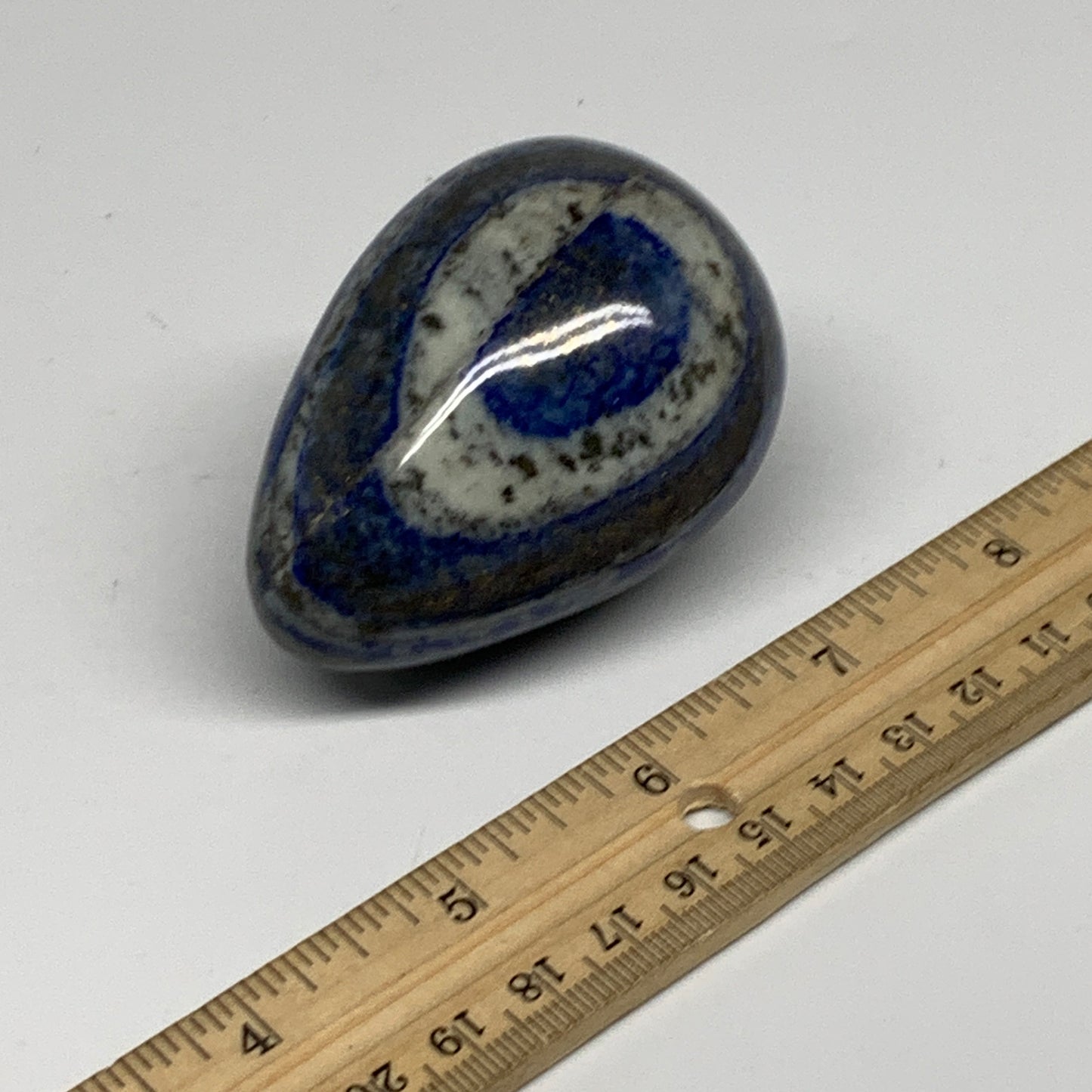 0.50 lbs, 2.6"x1.8", Natural Lapis Lazuli Egg Polished @Afghanistan, B33302