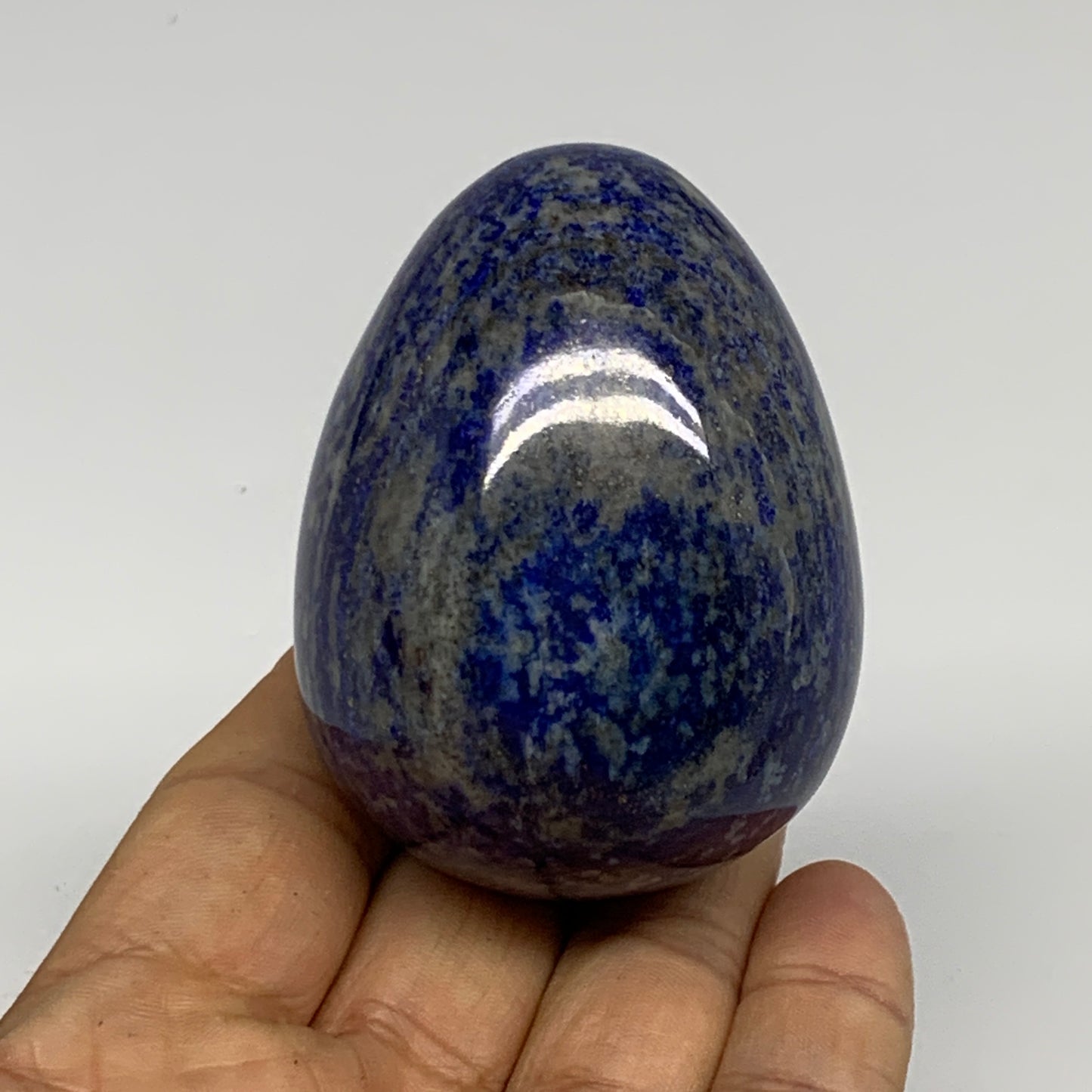 0.50 lbs, 2.5"x1.8", Natural Lapis Lazuli Egg Polished @Afghanistan, B33307