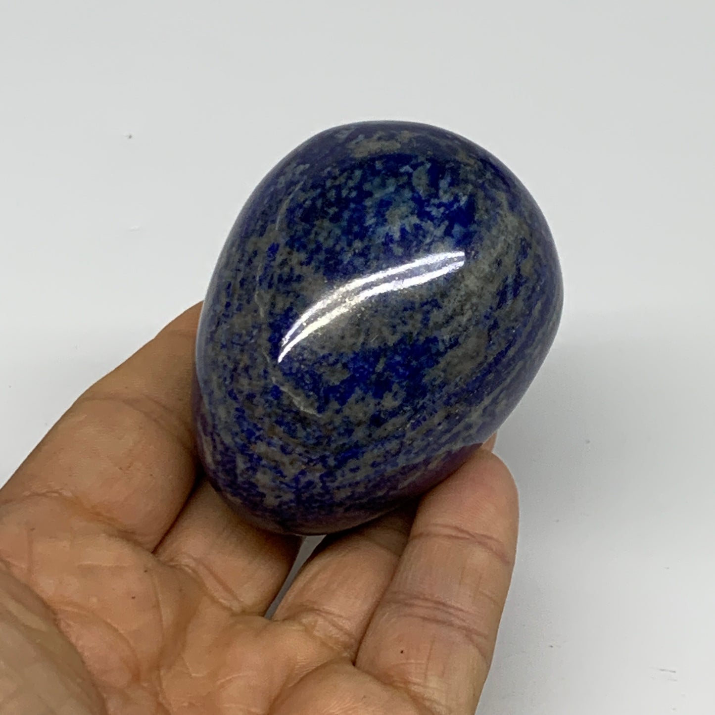 0.50 lbs, 2.5"x1.8", Natural Lapis Lazuli Egg Polished @Afghanistan, B33307