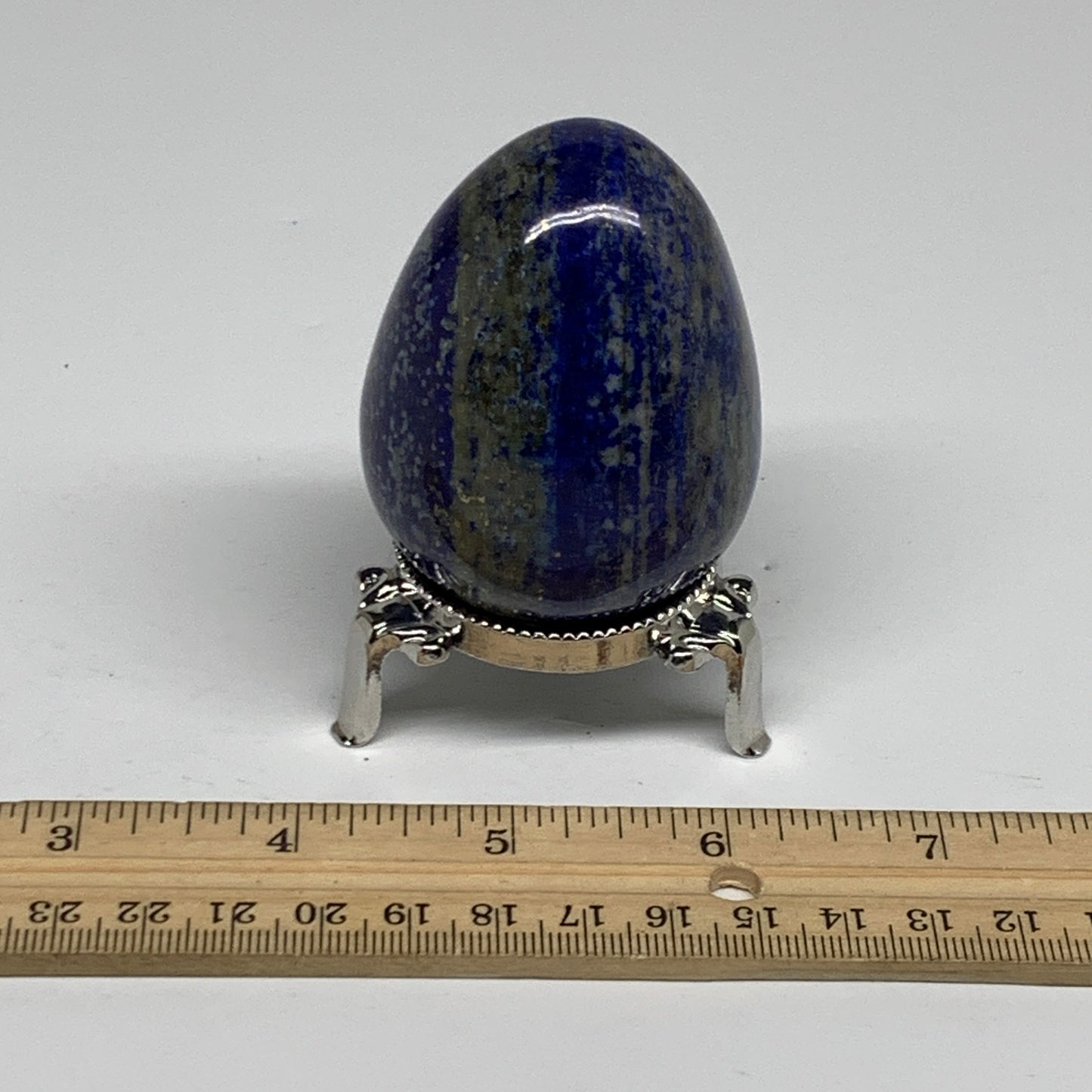 0.50 lbs, 2.5"x1.8", Natural Lapis Lazuli Egg Polished @Afghanistan, B33307