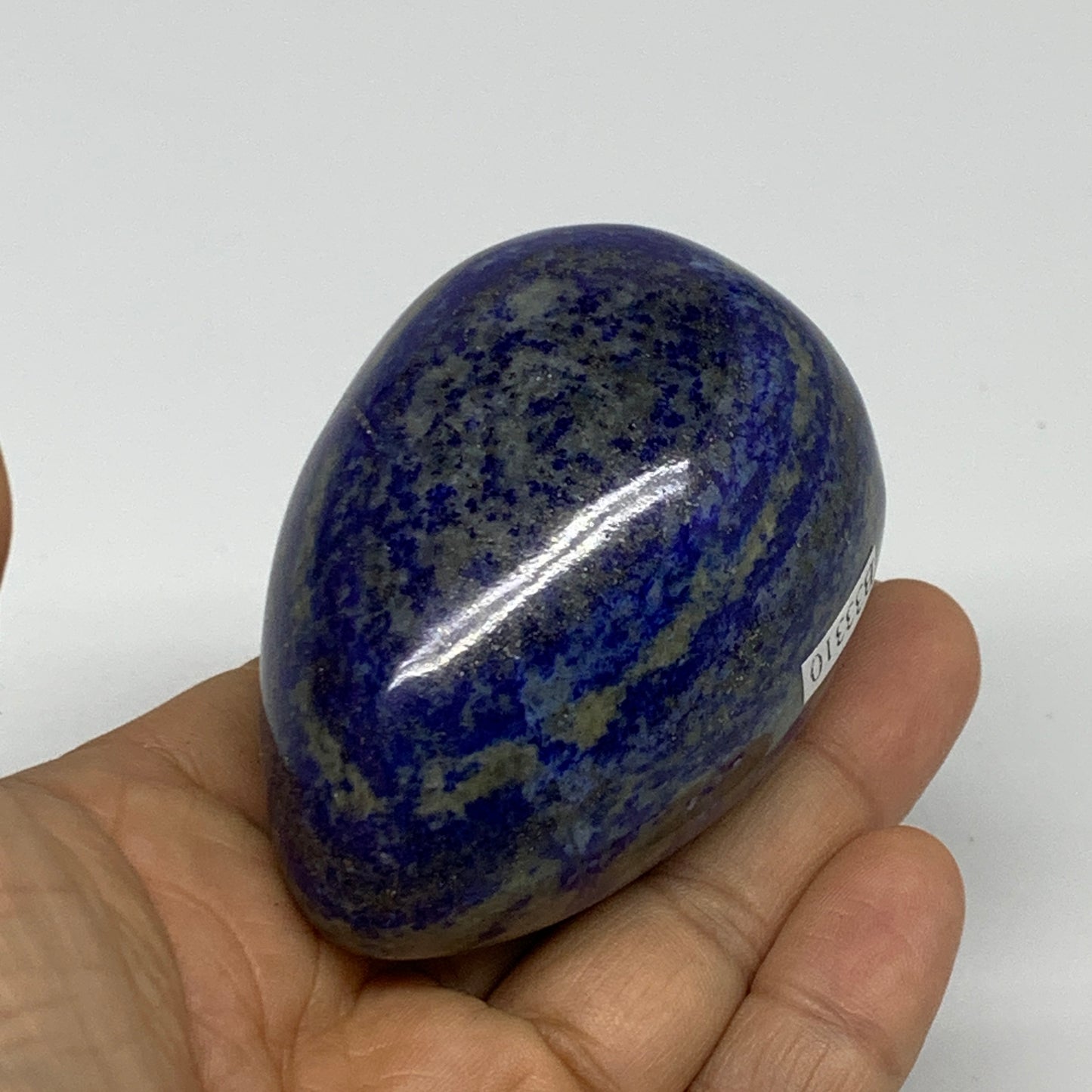 0.55 lbs, 2.7"x1.9", Natural Lapis Lazuli Egg Polished @Afghanistan, B33310