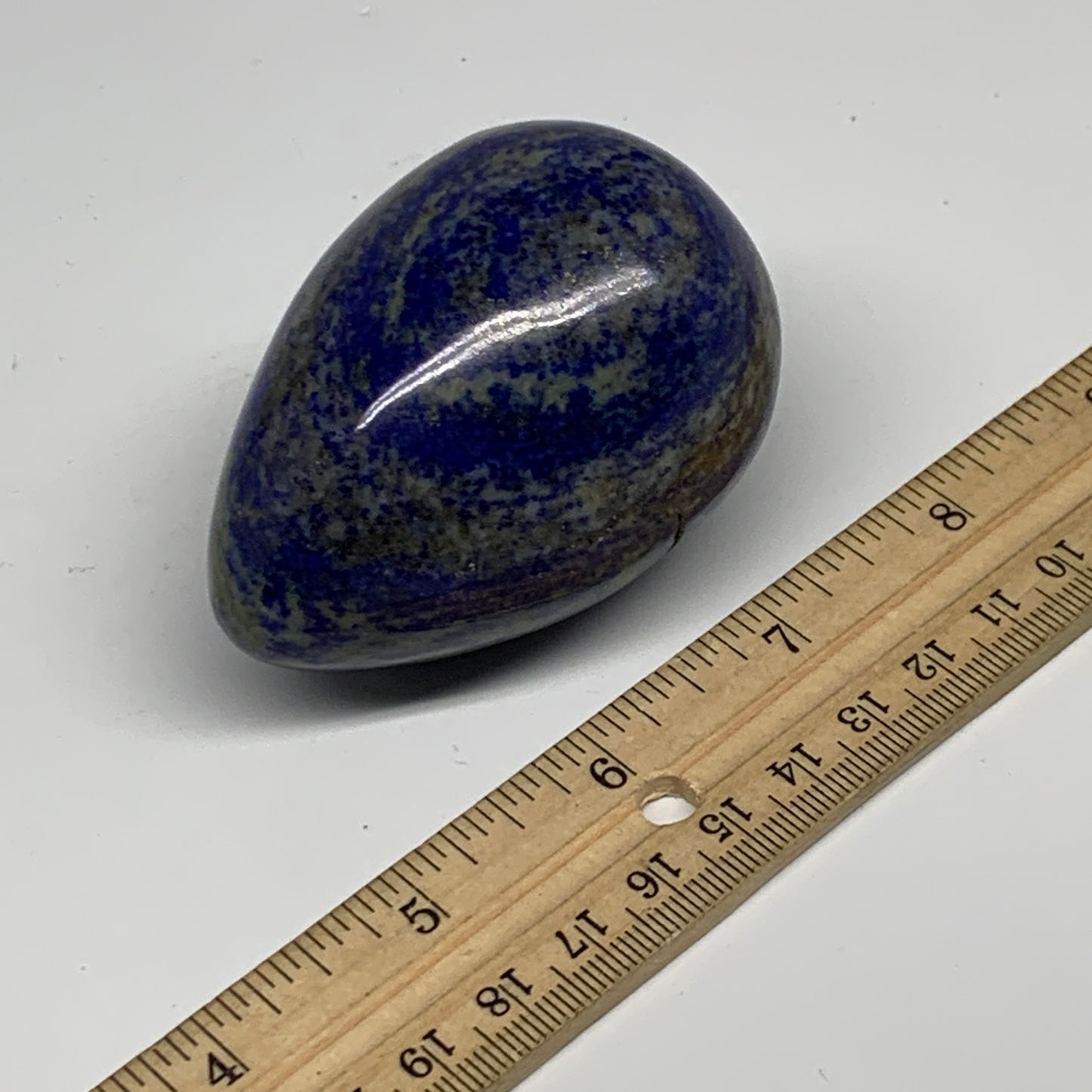 0.55 lbs, 2.7"x1.9", Natural Lapis Lazuli Egg Polished @Afghanistan, B33310