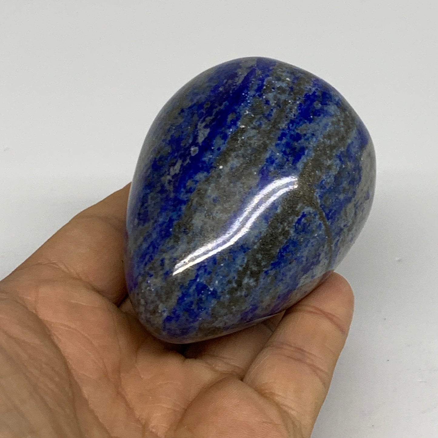 301.5g, 2.8"x2", Natural Lapis Lazuli Egg Polished @Afghanistan, B33322