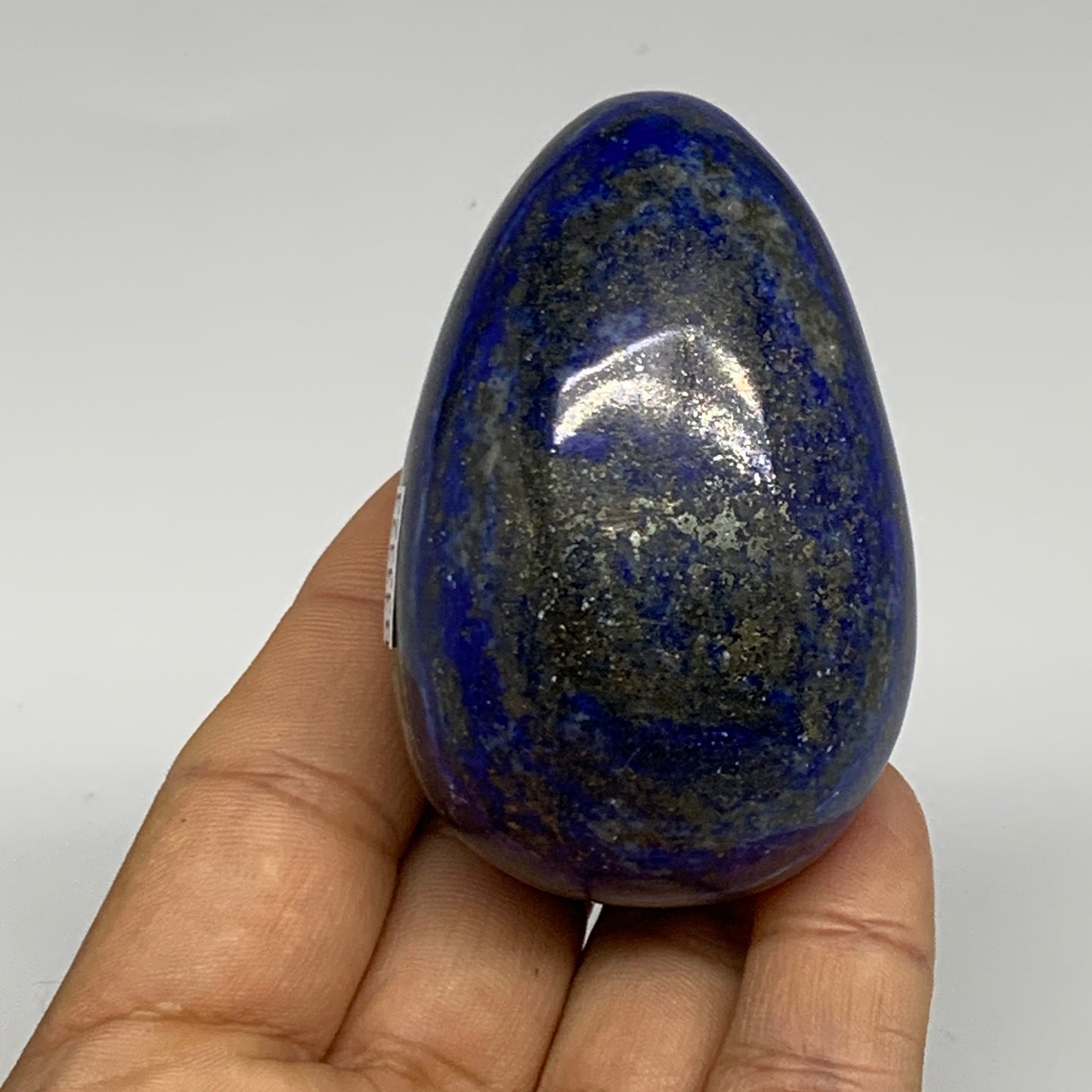 181g, 2.5"x1.6", Natural Lapis Lazuli Egg Polished @Afghanistan, B33323