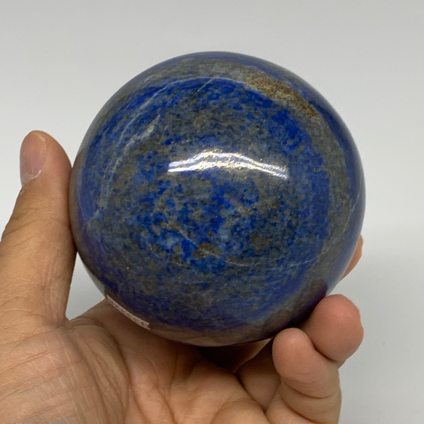 1.46 lbs, 2.9" (73mm), Lapis Lazuli Sphere Ball Gemstone @Afghanistan, B33328