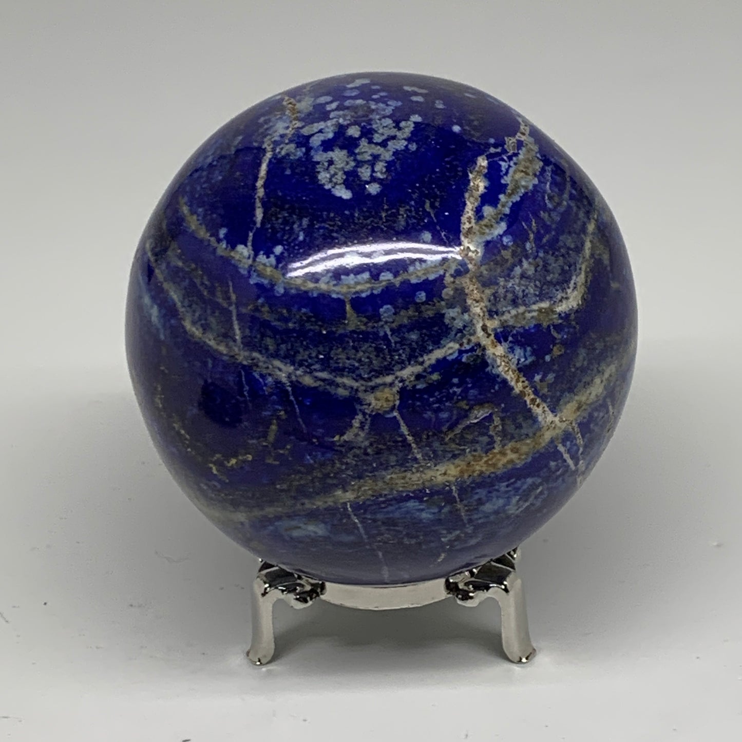 2.5 lbs, 3.4" (87mm), Lapis Lazuli Sphere Ball Gemstone @Afghanistan, B33329