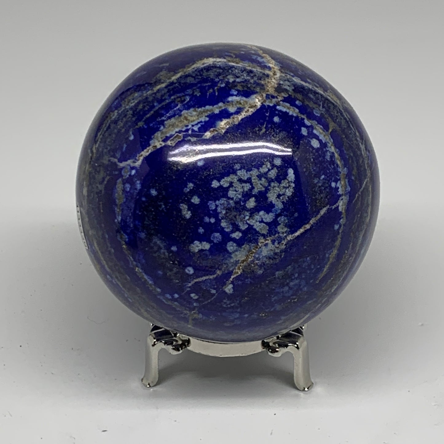 2.5 lbs, 3.4" (87mm), Lapis Lazuli Sphere Ball Gemstone @Afghanistan, B33329