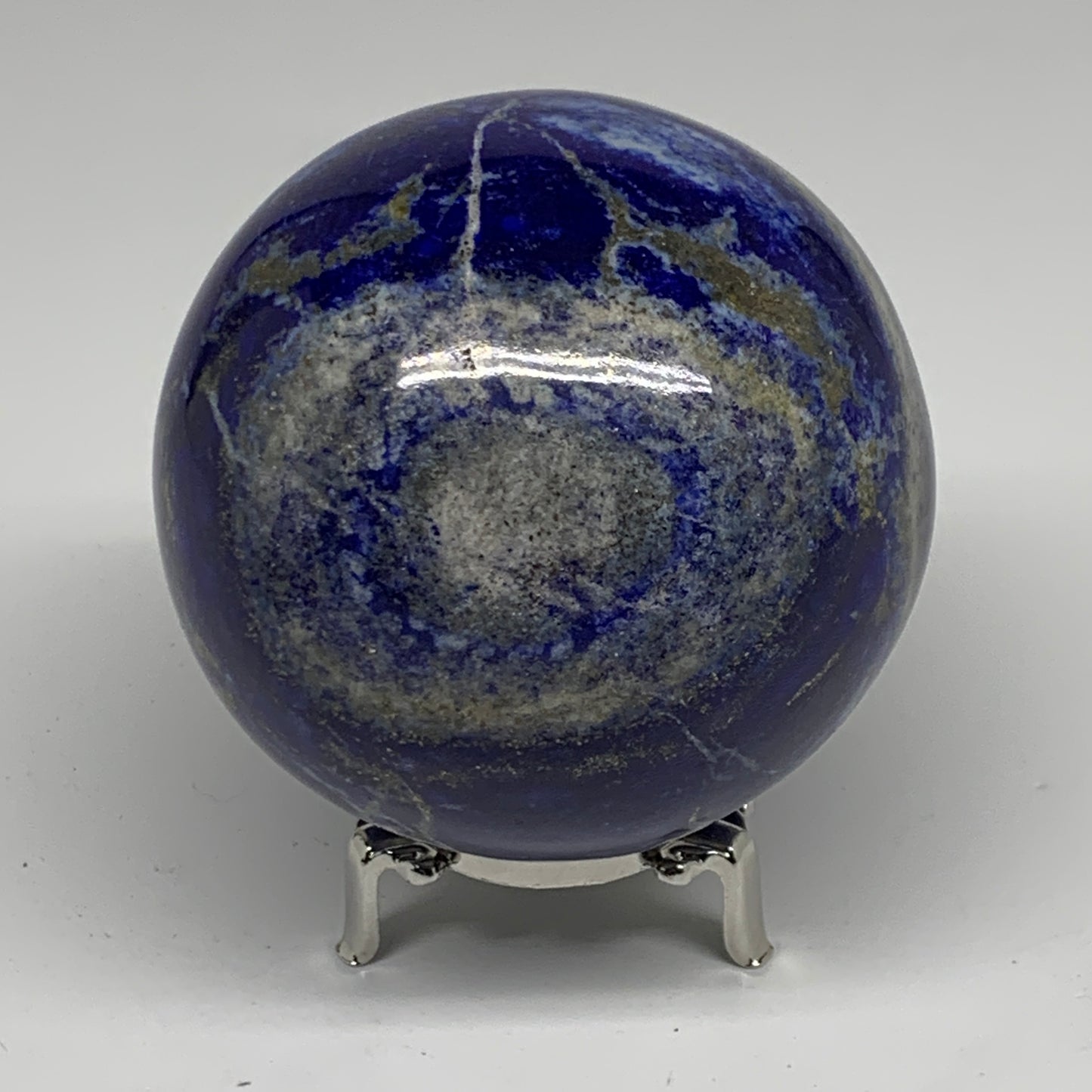 2.5 lbs, 3.4" (87mm), Lapis Lazuli Sphere Ball Gemstone @Afghanistan, B33329