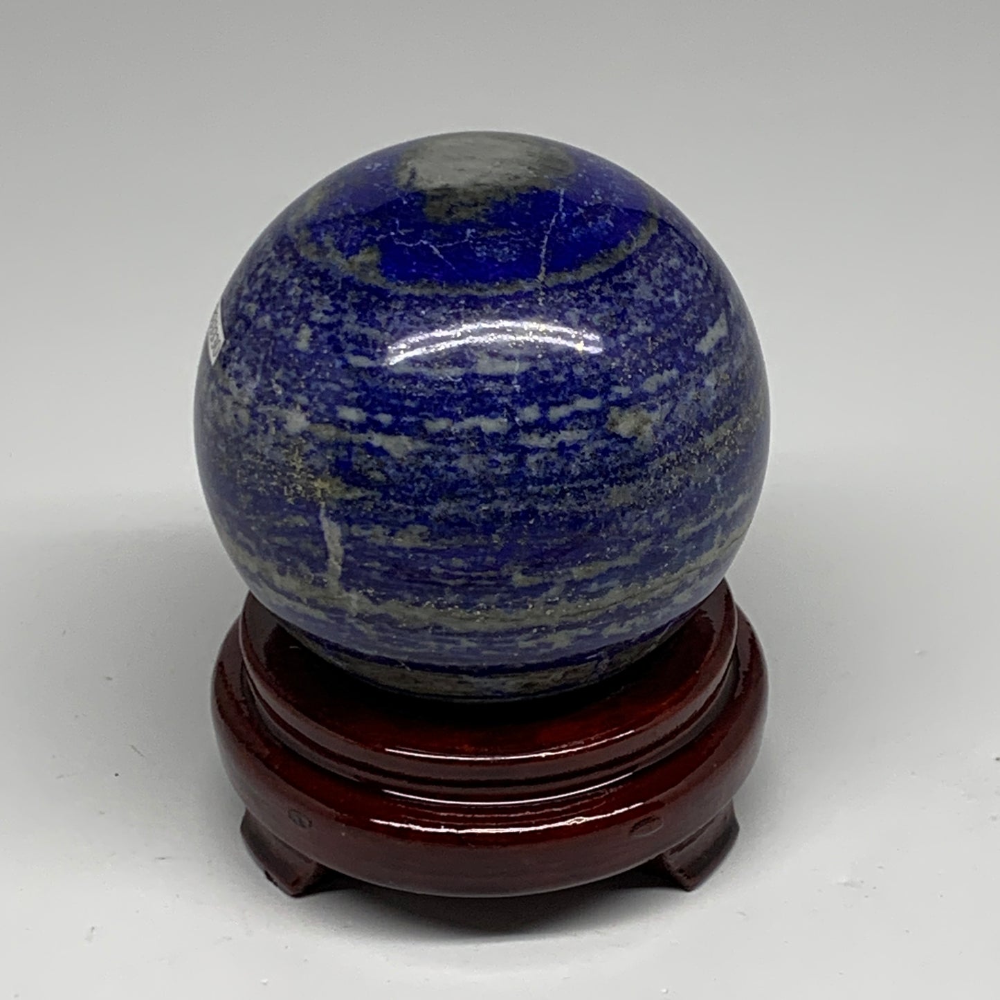 2.55 lbs, 3.5" (89mm), Lapis Lazuli Sphere Ball Gemstone @Afghanistan, B33330
