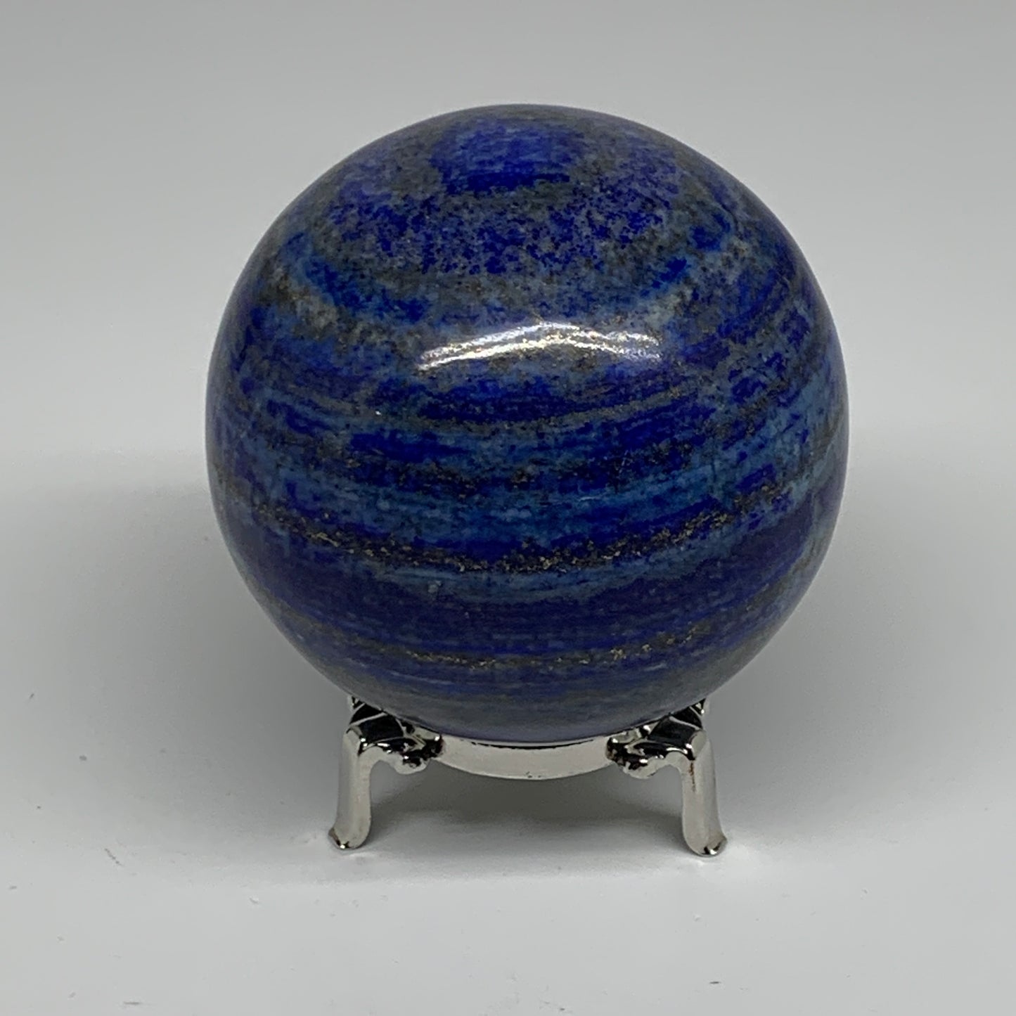 2.09 lbs, 3.2" (82mm), Lapis Lazuli Sphere Ball Gemstone @Afghanistan, B33331