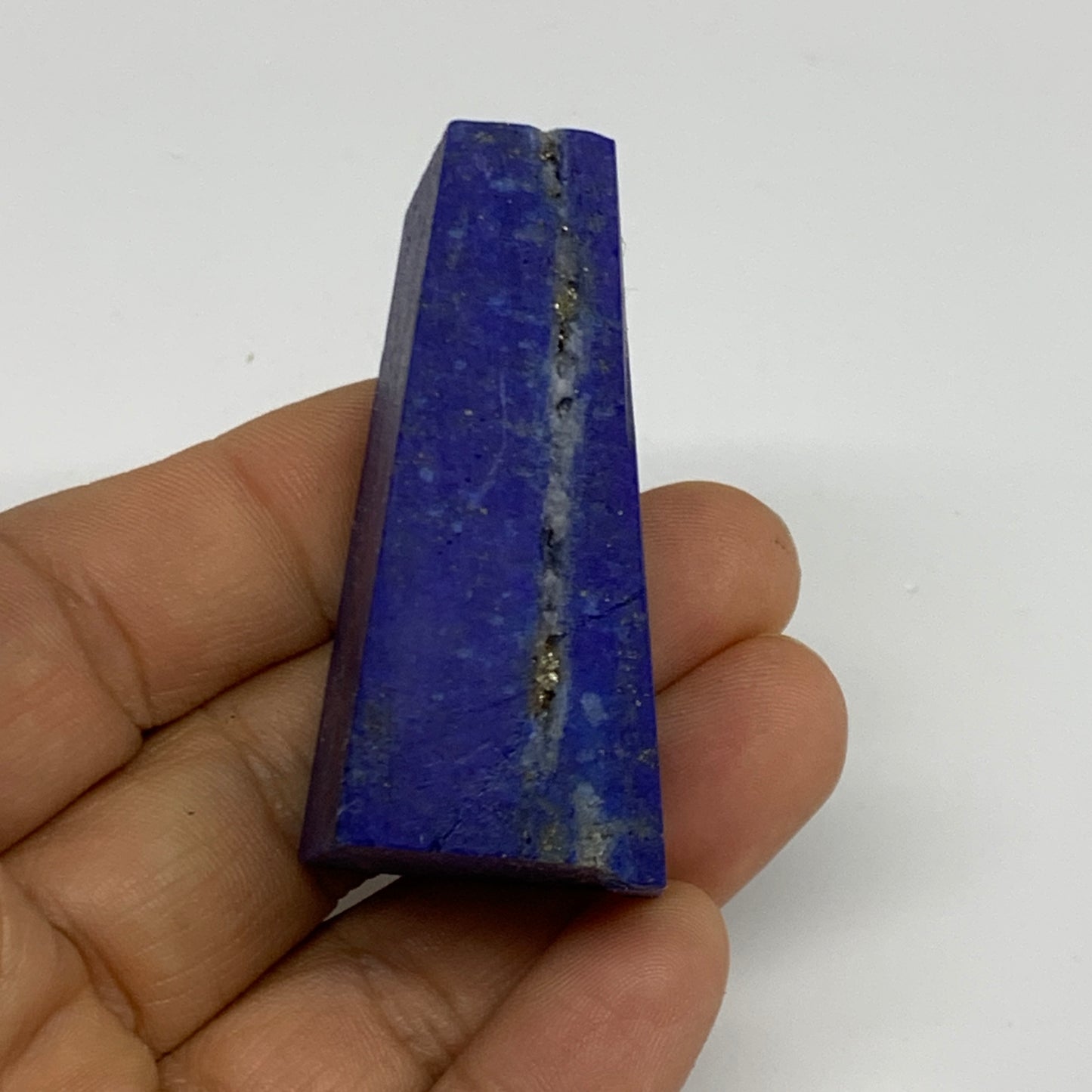 70.8g, 2"x0.9"x1", High Grade Natural Rough Lapis Lazuli @Afghanistan,B32658